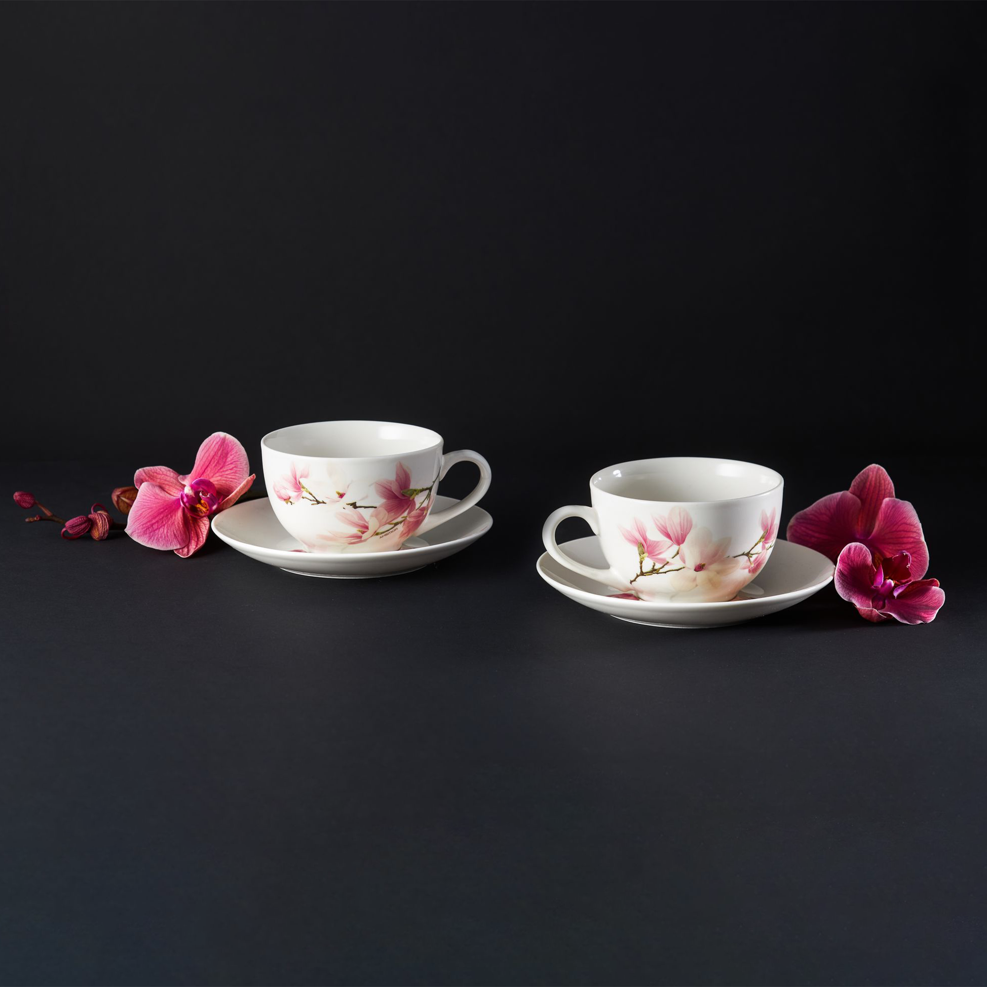 Porcelánový kávový servis pro 6 osob Magnolia 12-dílů AMBITION