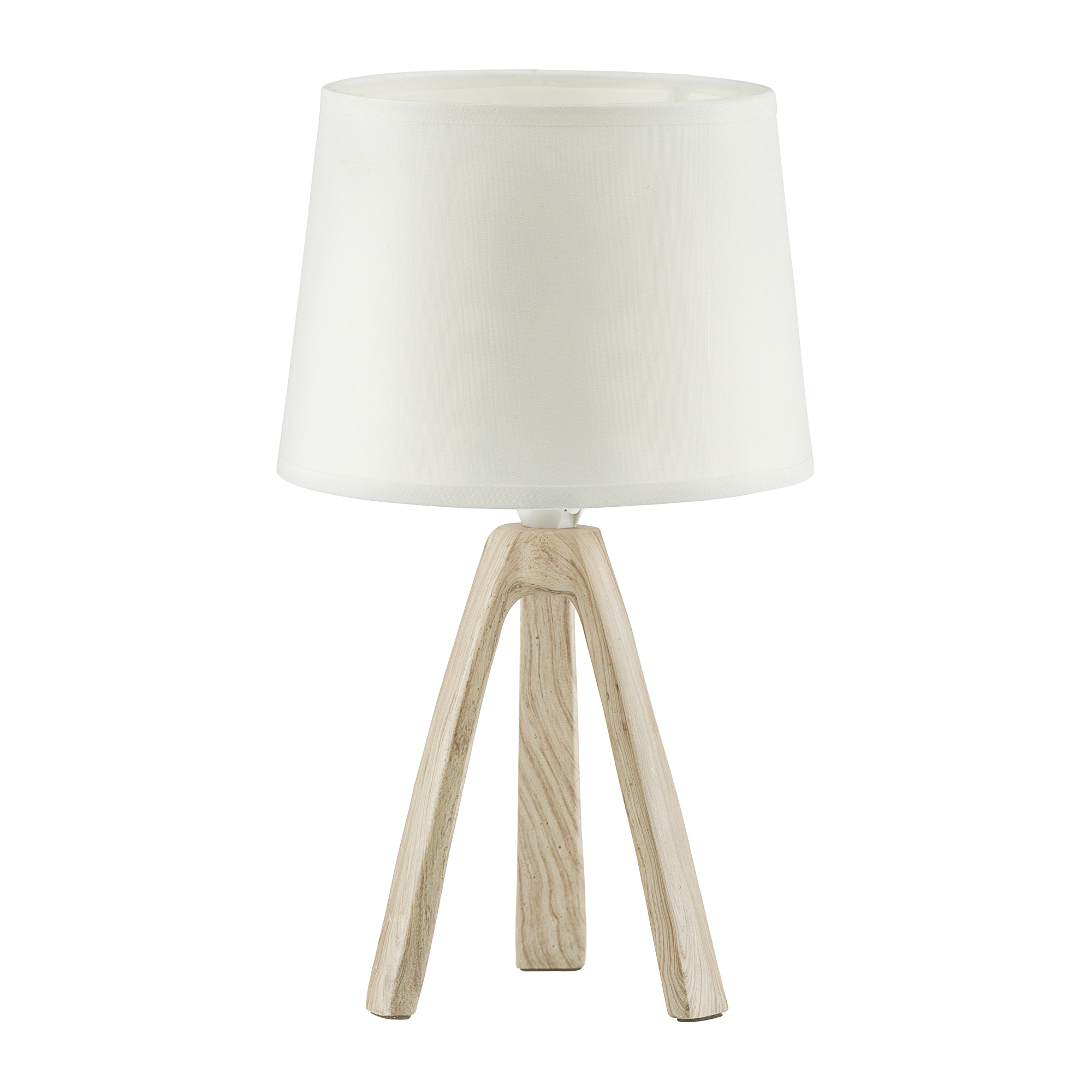 Krémová stolní lampa Ilumi 18 x 18 x 31 cm DOMOTTI