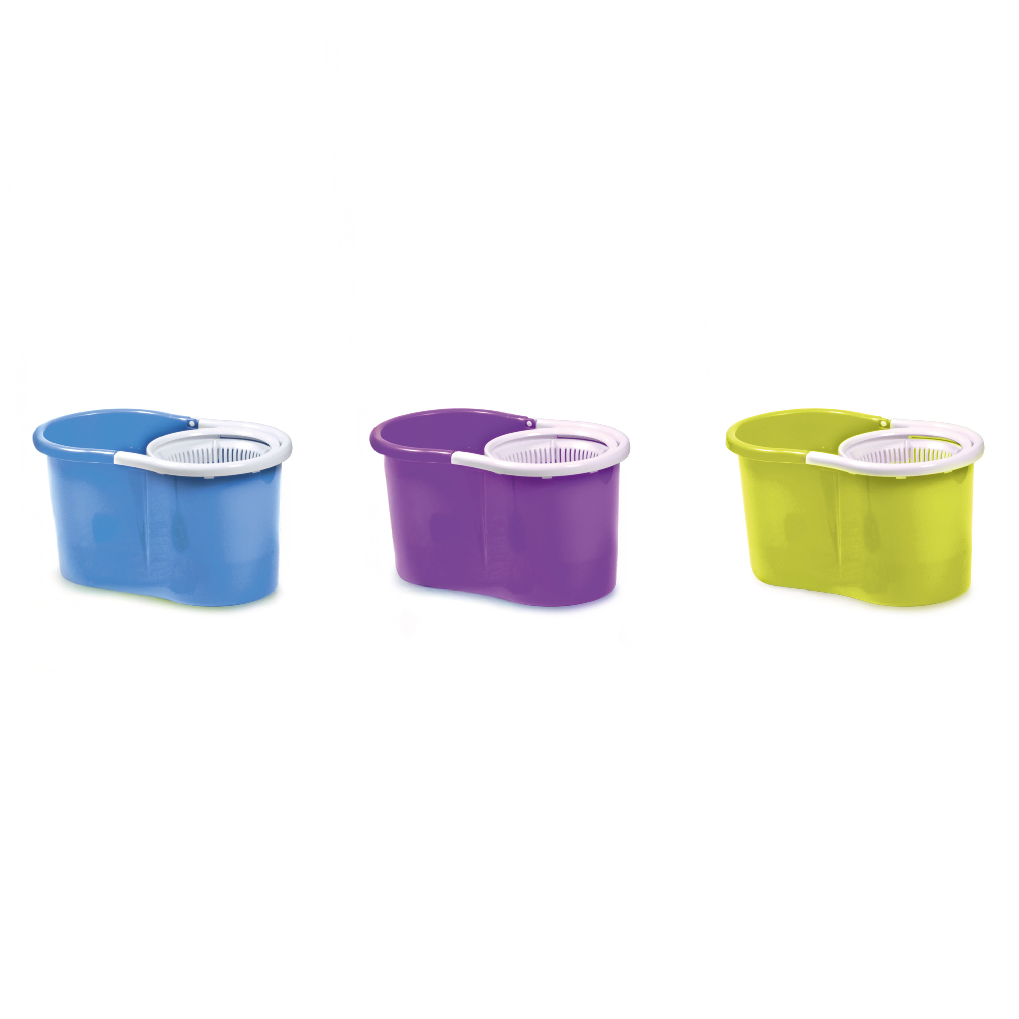Wischeimer für Schleudermopp 6,5 l Poseidon FARBENMIX