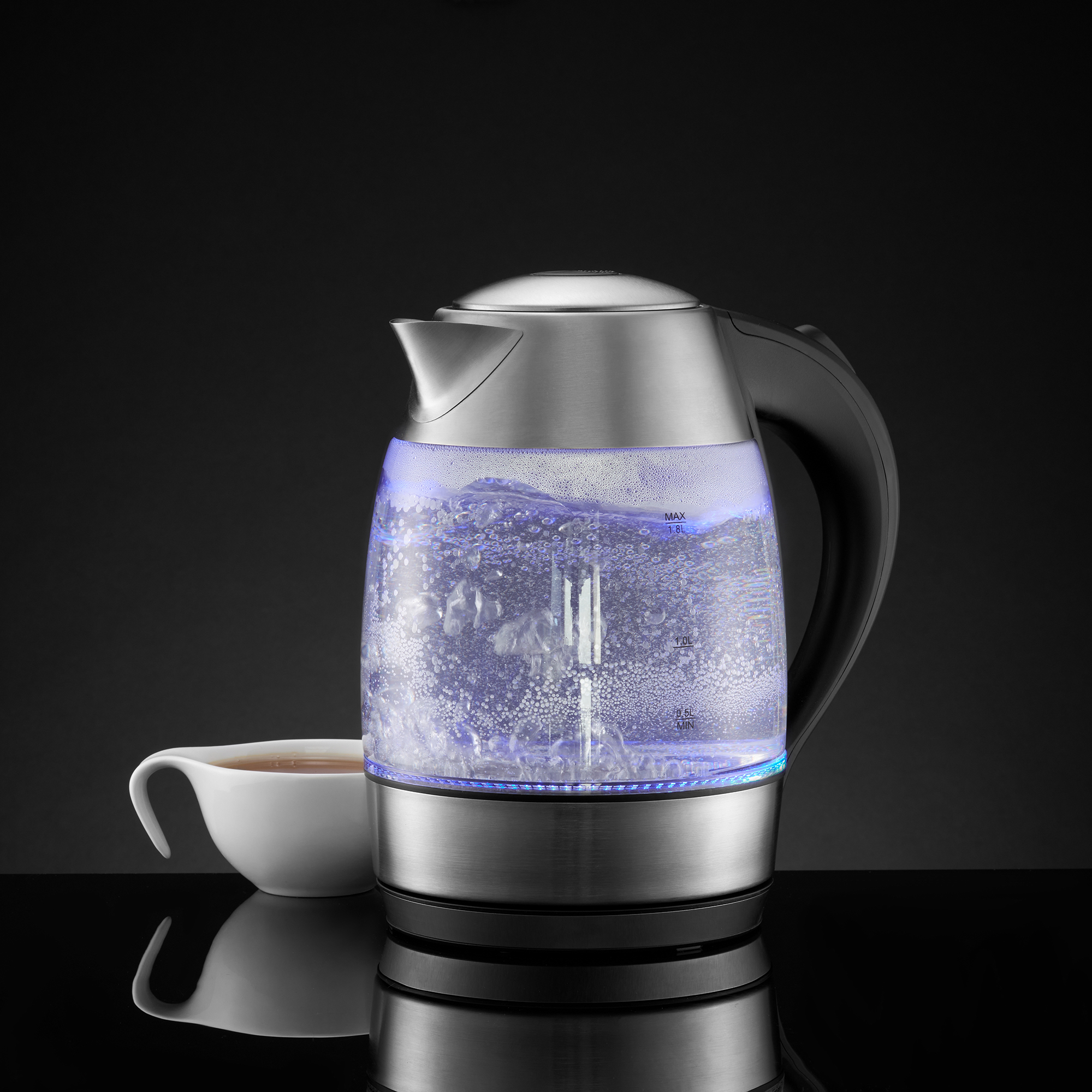 Czajnik elektryczny szklany Trinox AMBITION ELECTRO