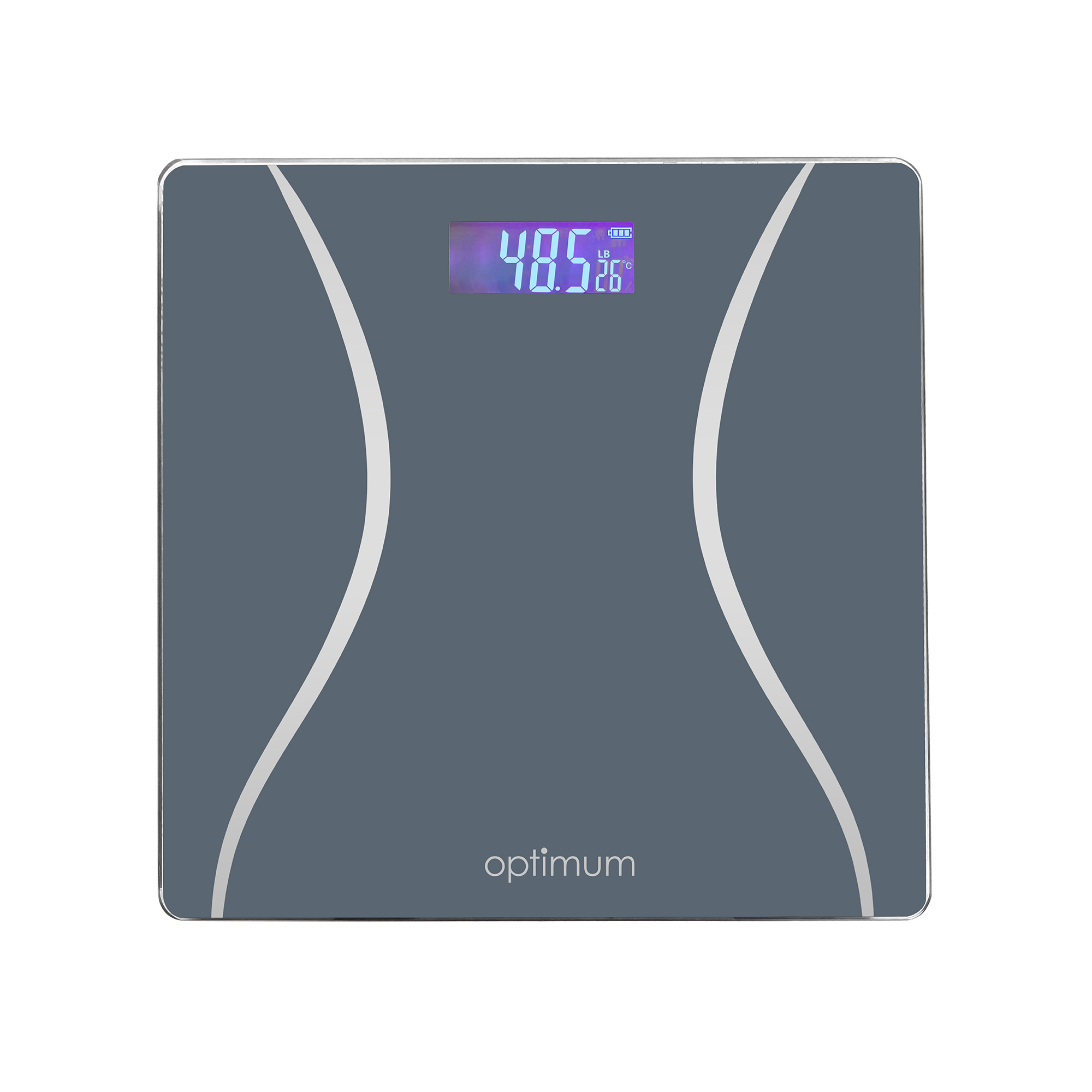 Waga łazienkowa WG-0168 szara OPTIMUM