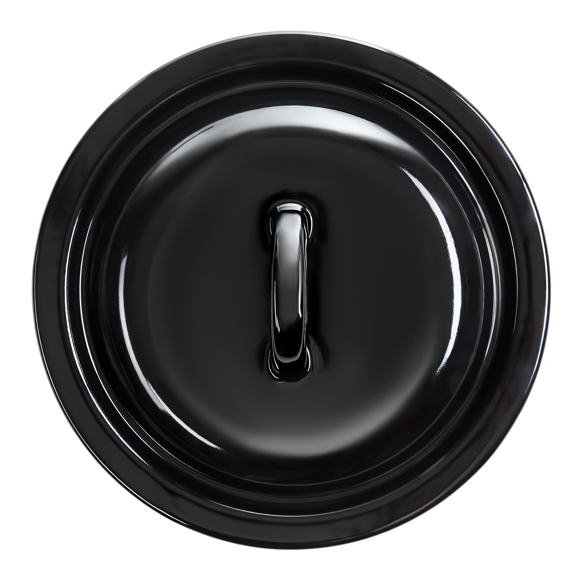 Coperchio smaltato nero 24 cm EMALIA OLKUSZ