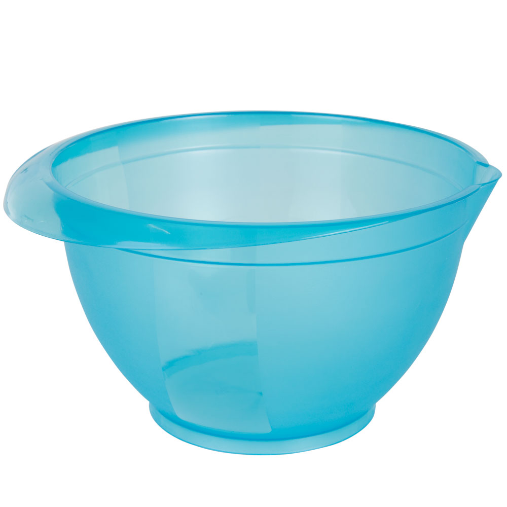 Sada 3 plastových, kuchyňských misek Cindy Turquoise 1 / 2 / 3 l DOMOTTI