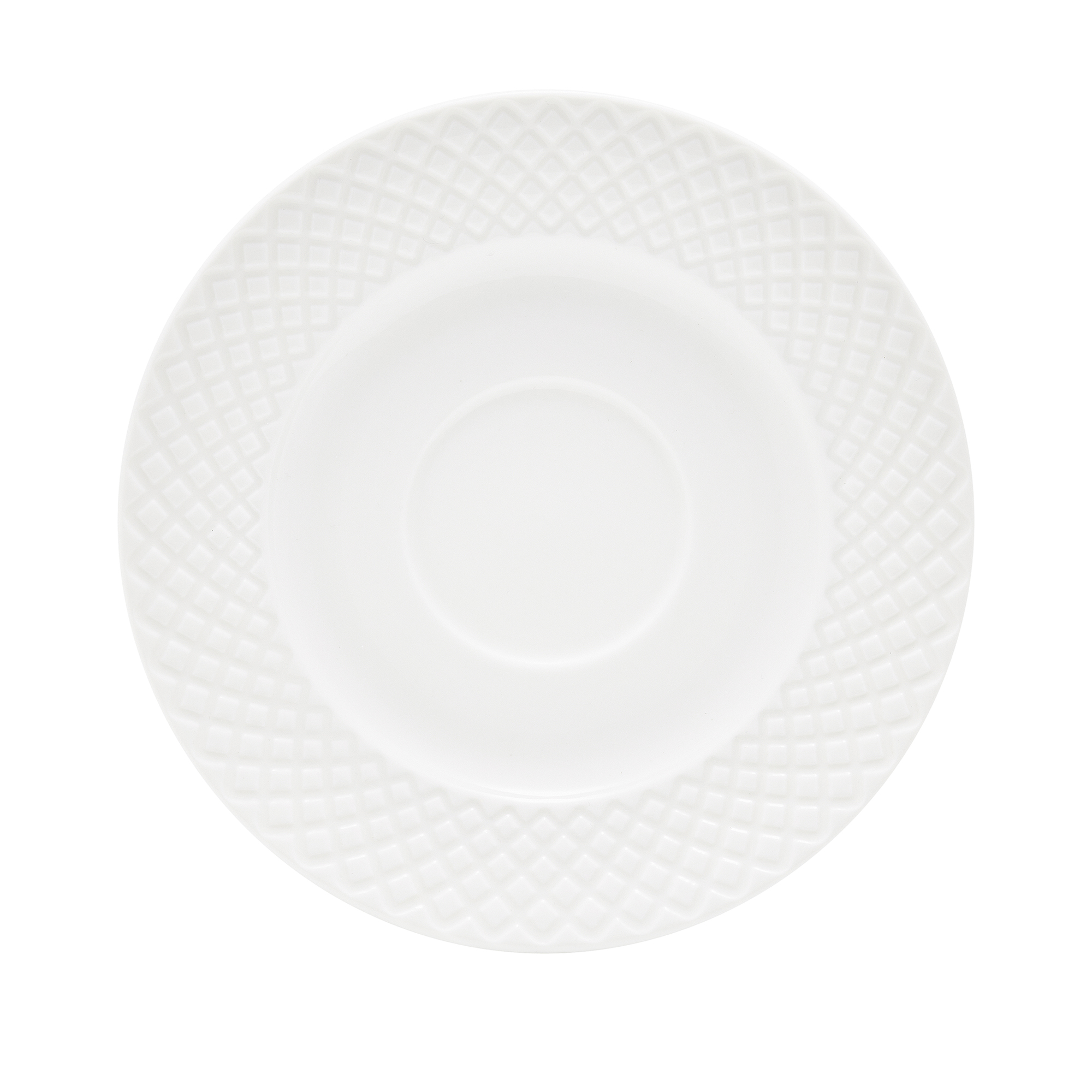 Porcelánový podšálek Grid 15,5 cm AMBITION