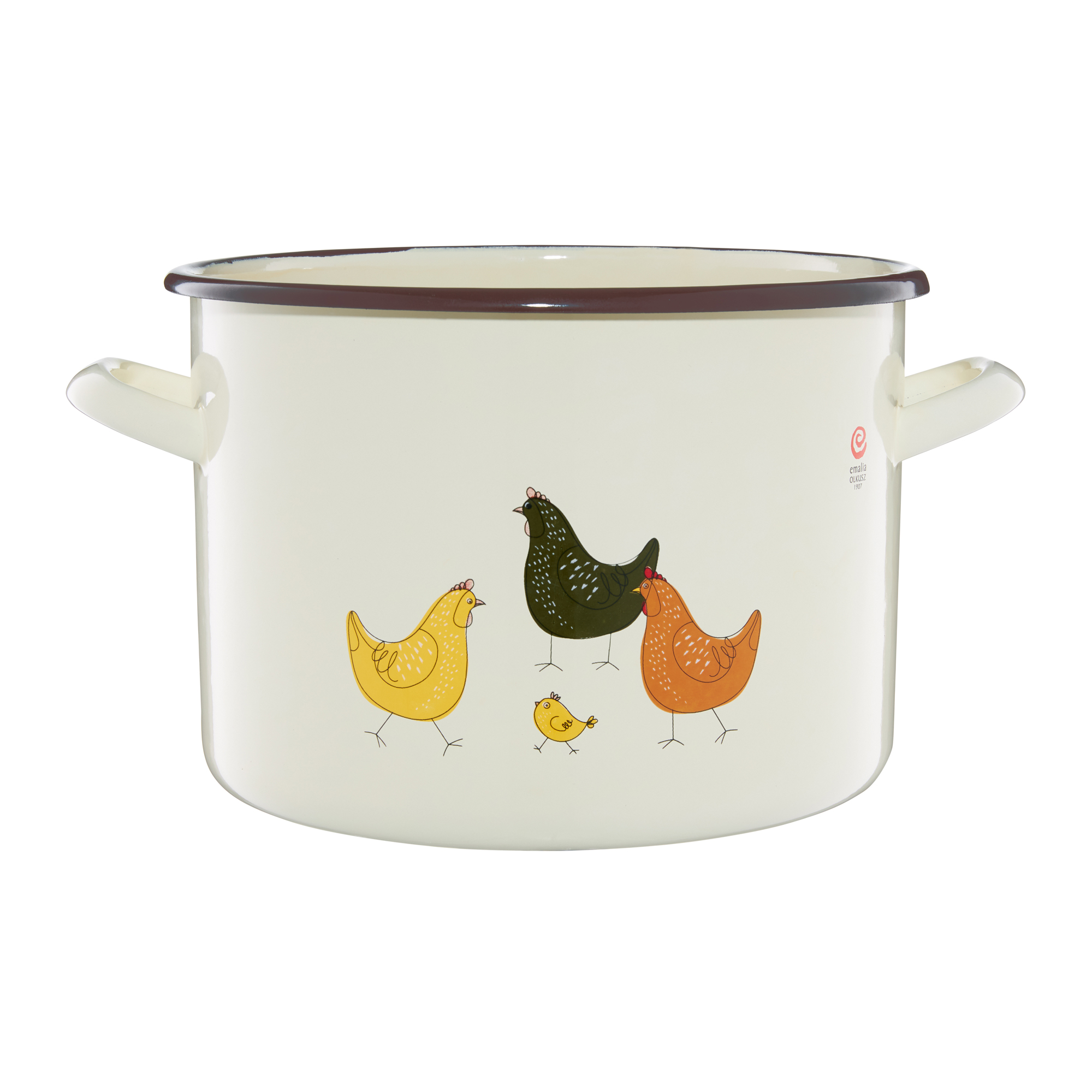 Pentola smaltata Kury 12 l EMALIA OLKUSZ