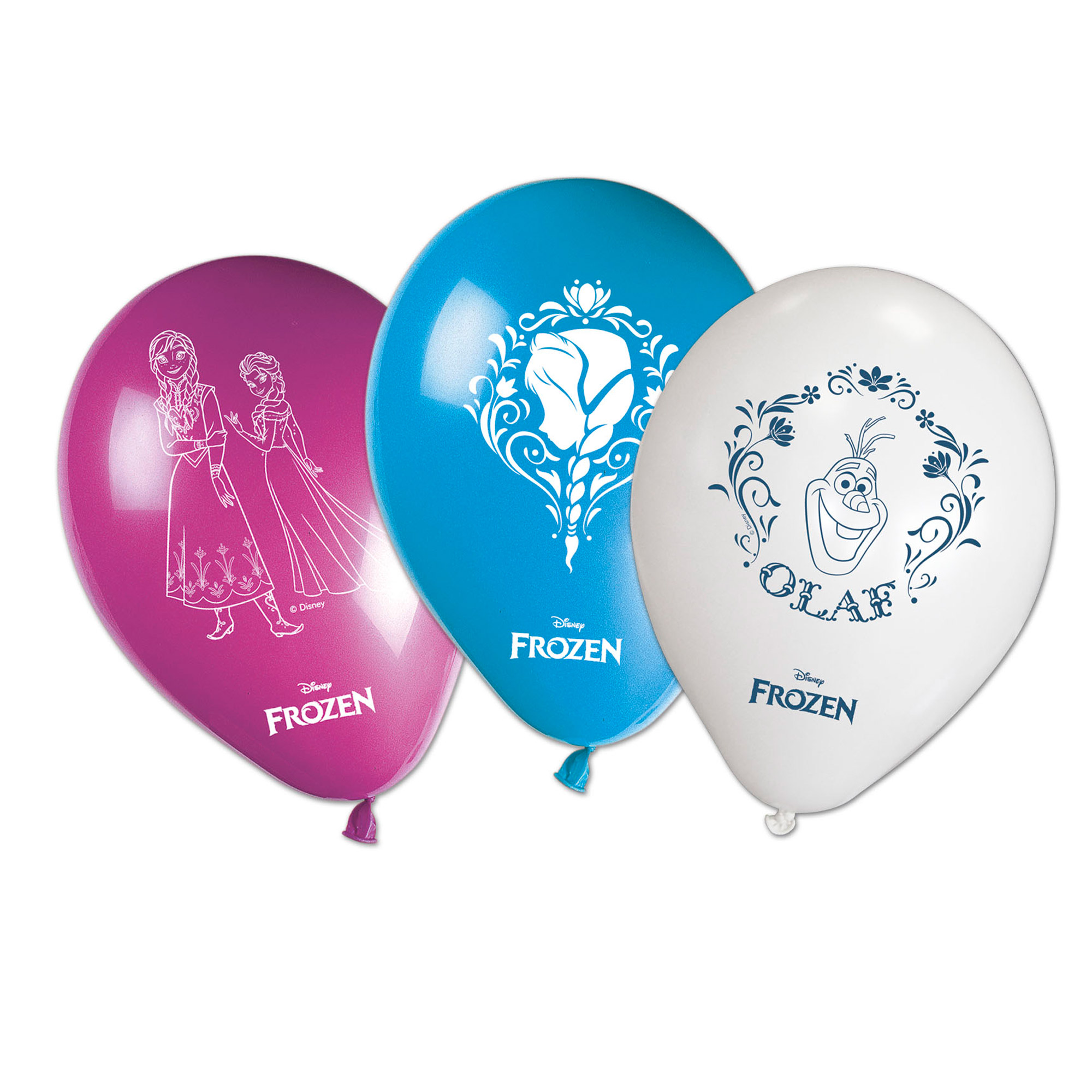Balony urodzinowe Frozen 8 szt. DISNEY