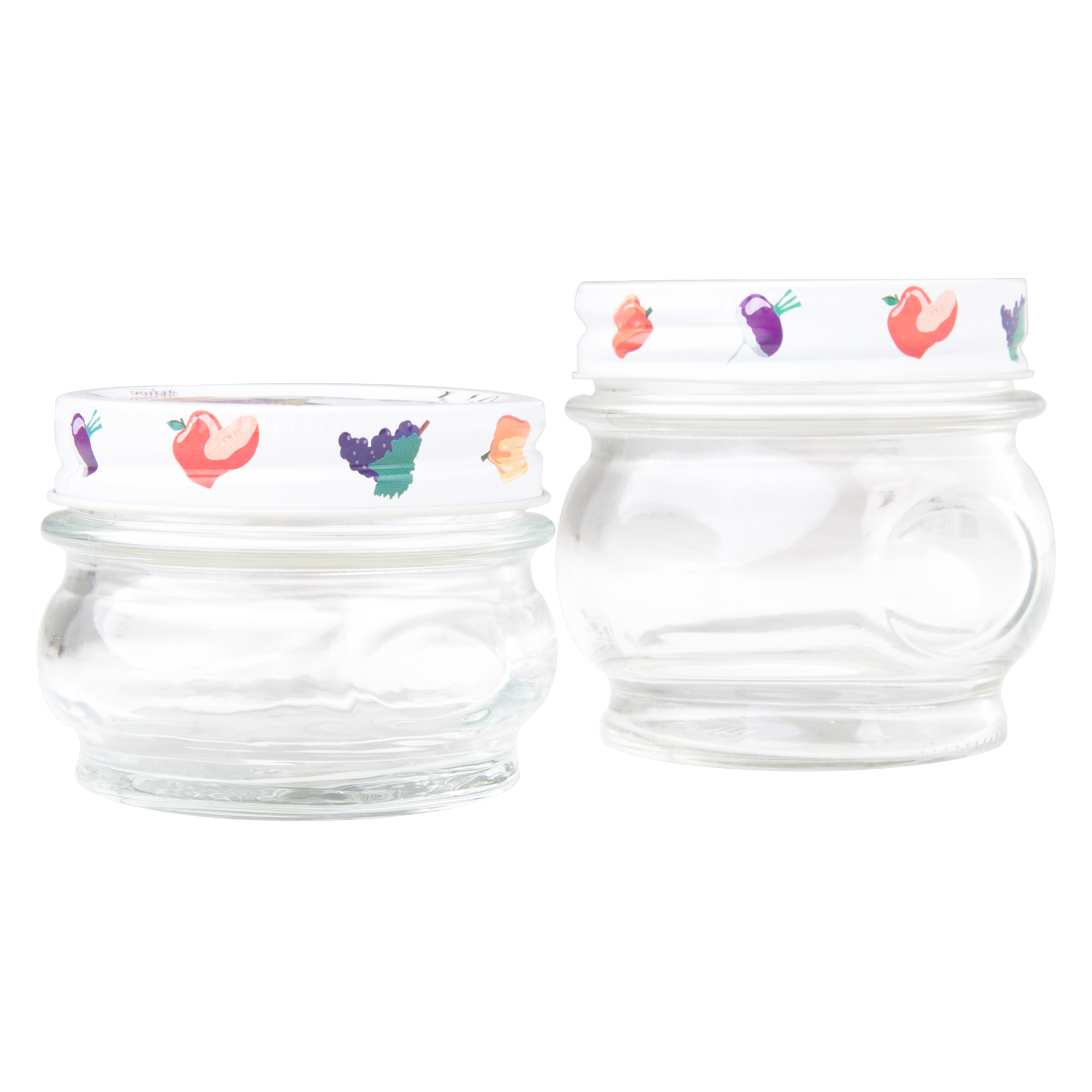 Szklany słoik z ozdobną pokrywką 156 ml