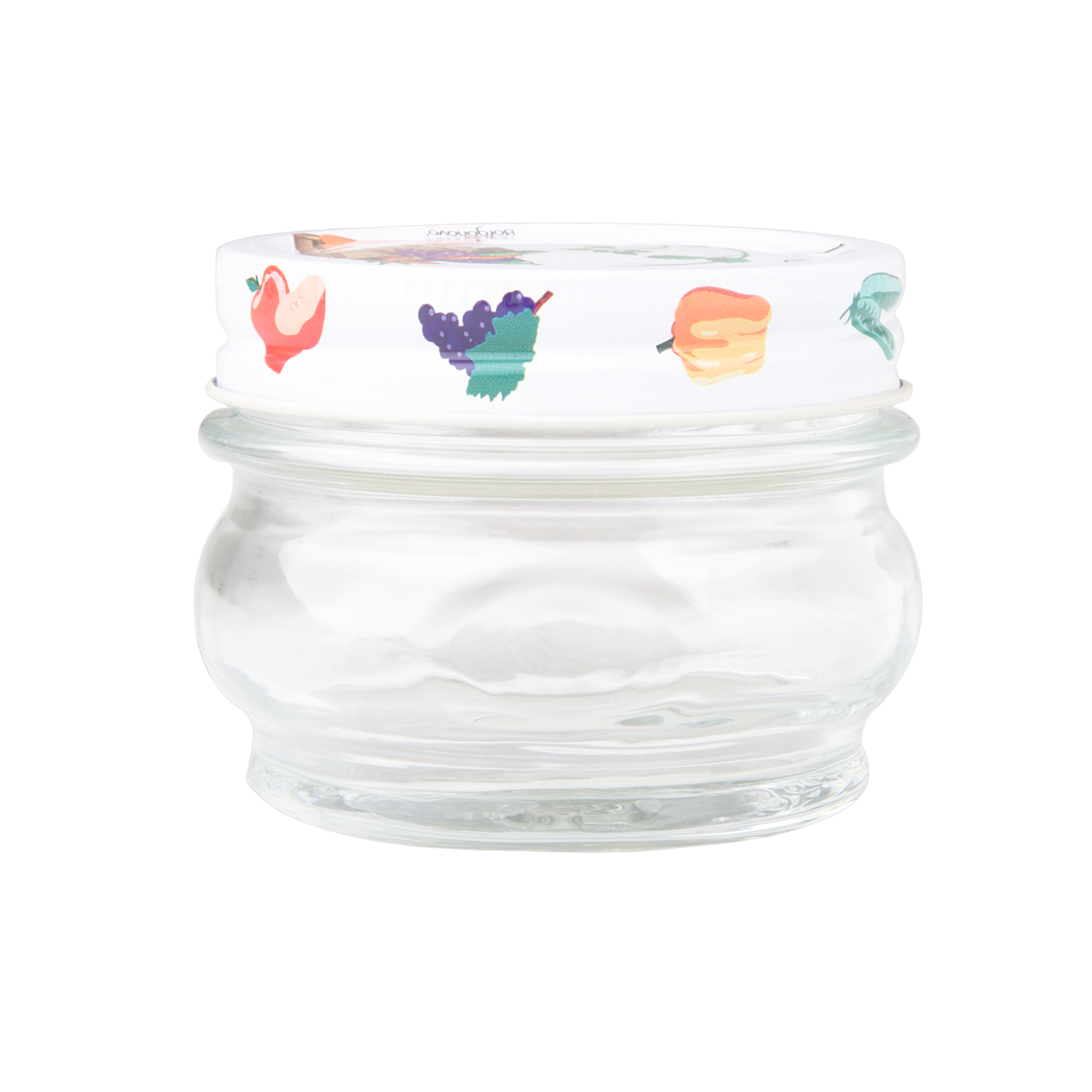 Szklany słoik z ozdobną pokrywką 156 ml