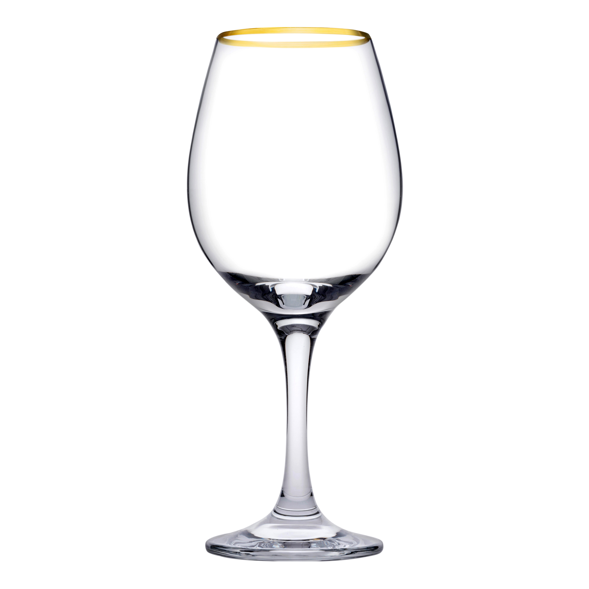 Sada 6 sklenic na víno Amber Gold 290 ml PASABAHC