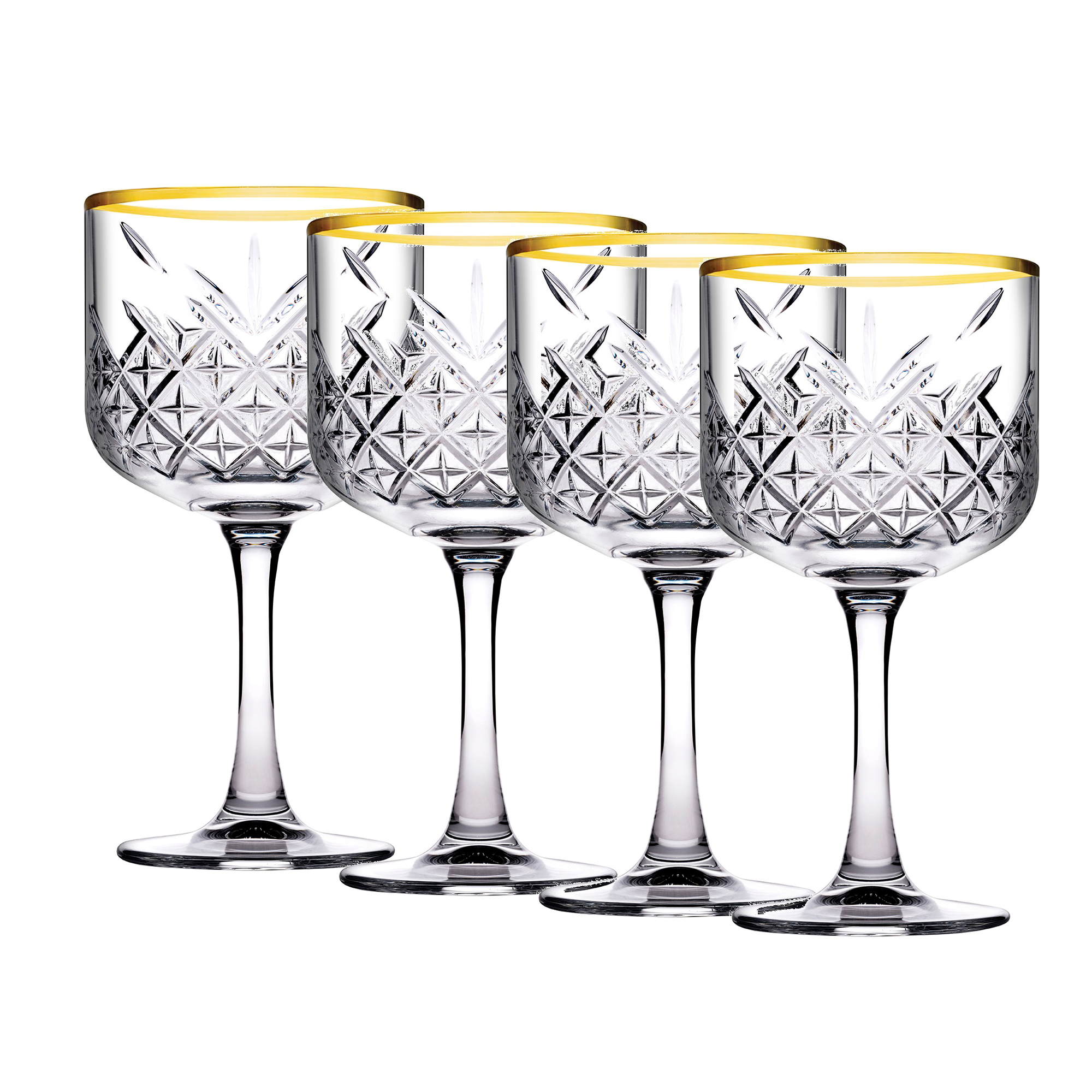 Set om 4 vinglas Timeless Gold 500 ml PASABAHCE