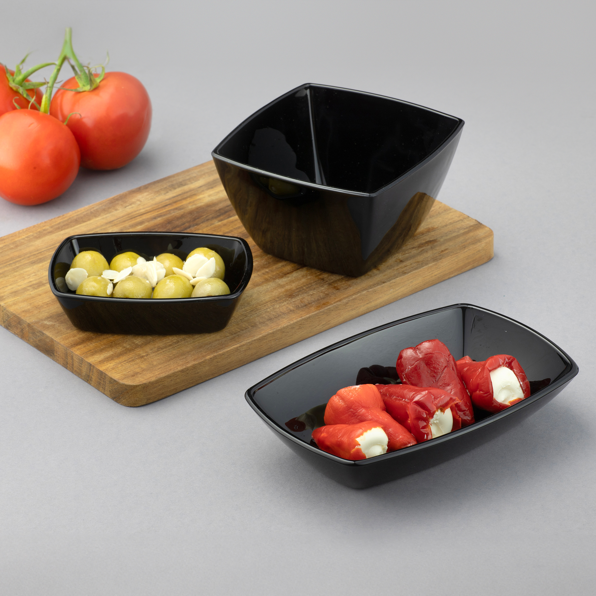 Cuenco Tokio negro 12,5 cm x 12 cm PASABAHCE