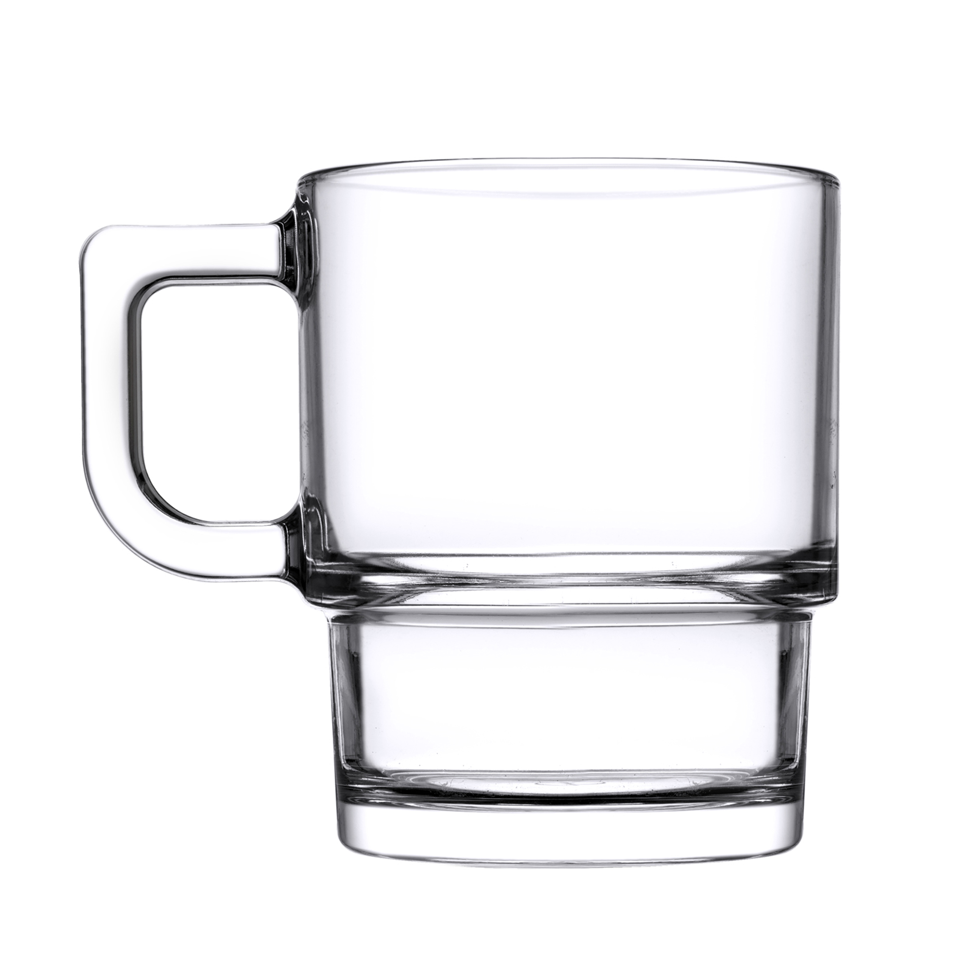 Sada 2 skleněných hrnků Hill 320 ml PASABAHCE