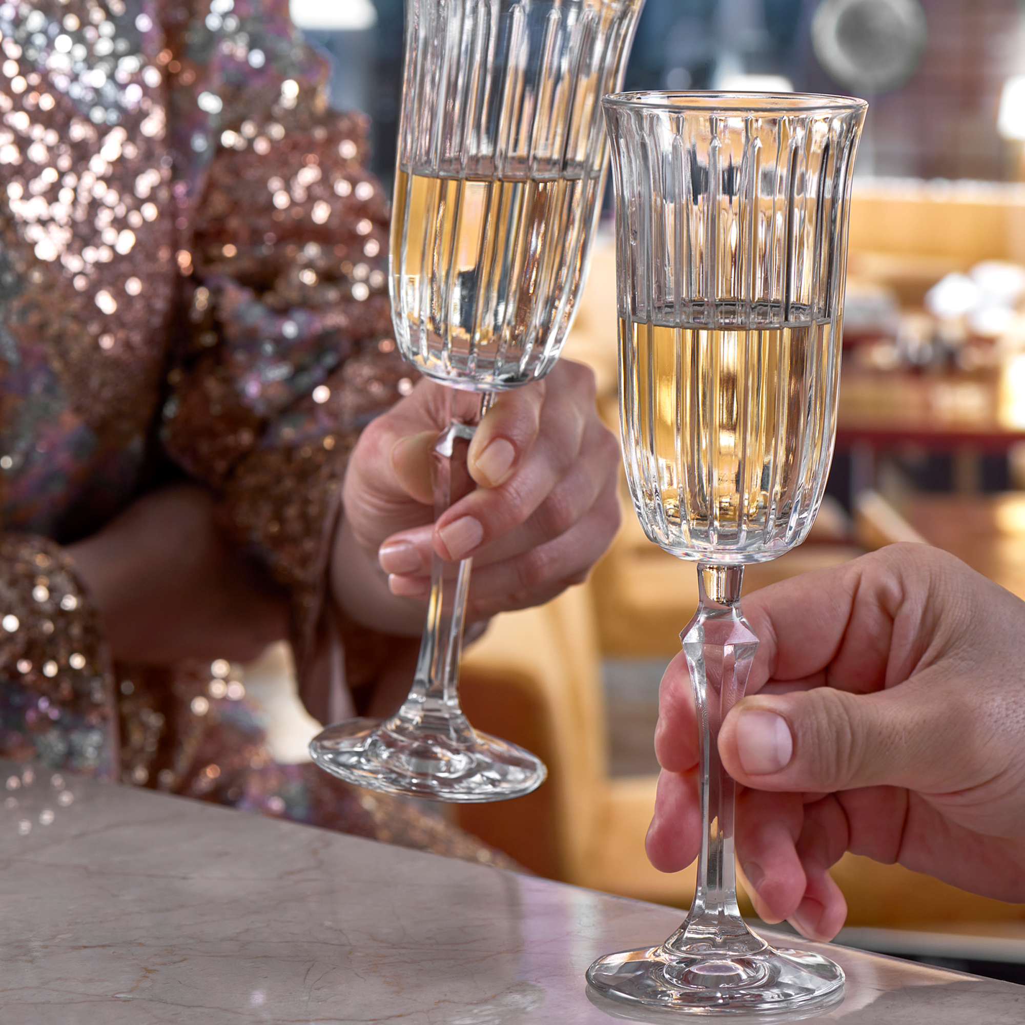 Set di 4 flauti da champagne 175 ml Joy PASABAHCE
