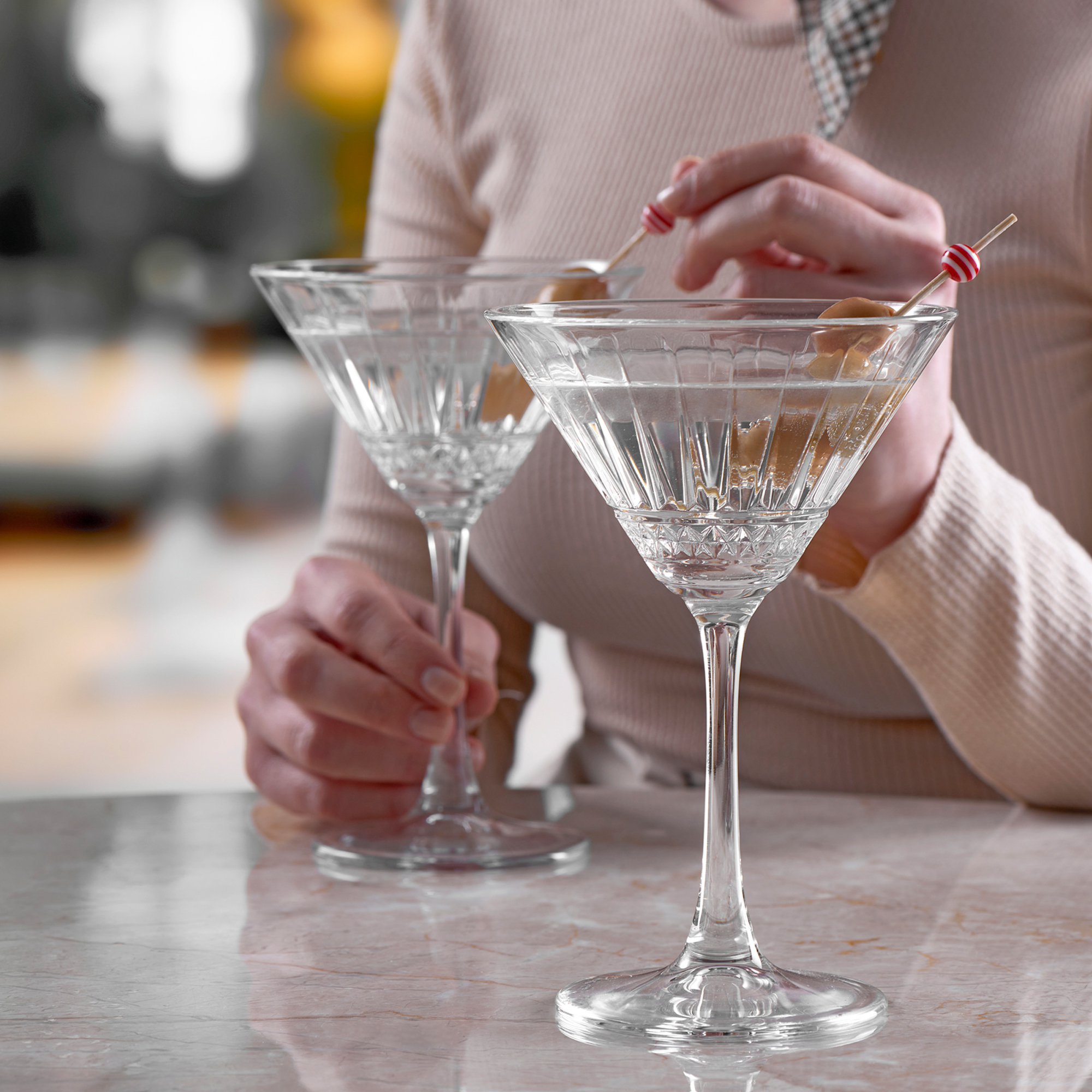 Set di 4 bicchieri da Martini Elysia 220 ml PASABAHCE