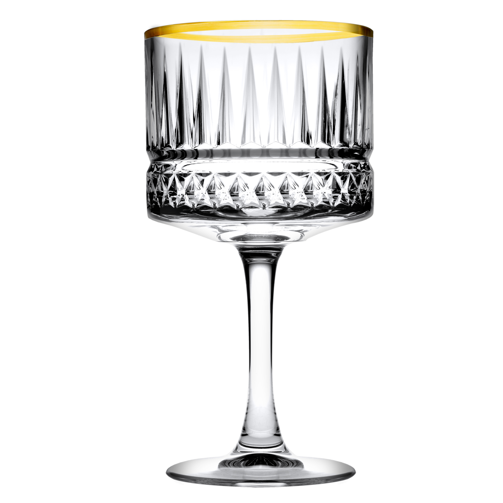 Sada 4 pohárov na víno Elysia Gold 500 ml PASABAHCE