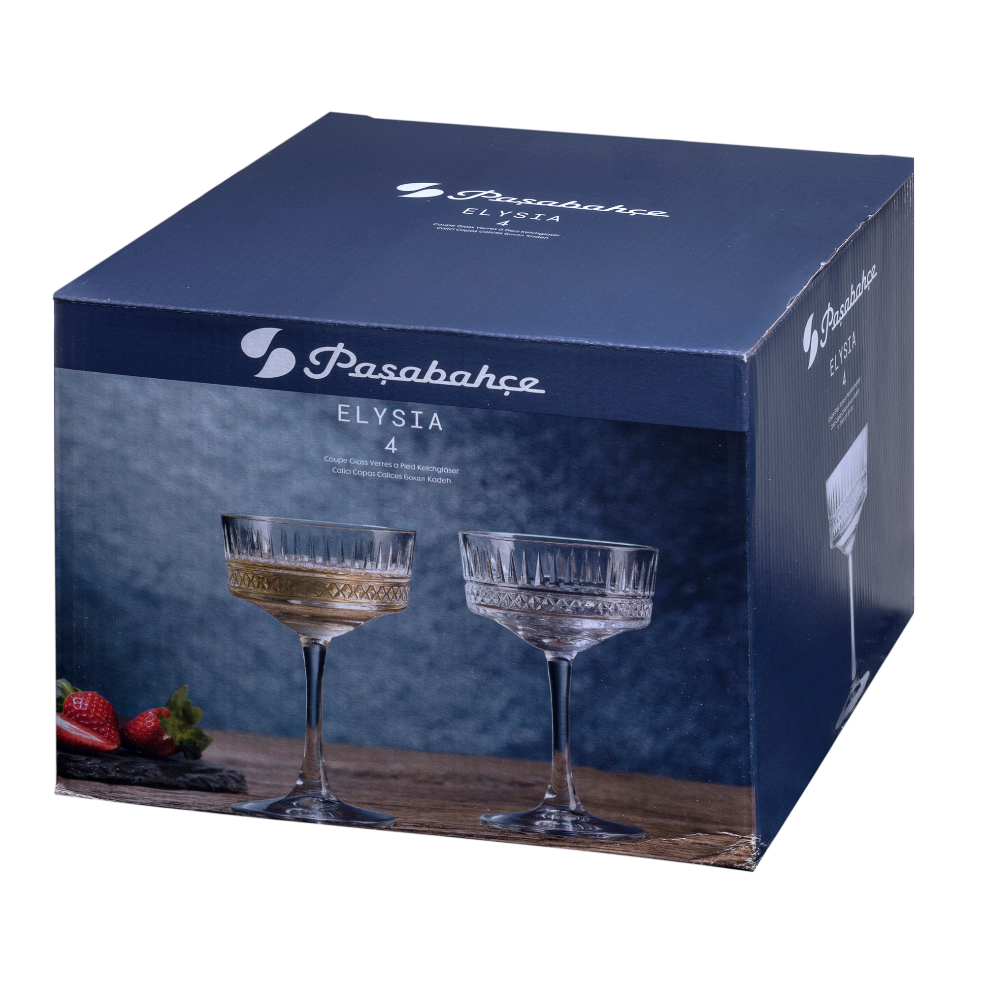 Set di 4 coppe da champagne Elysia 260 ml PASABAHCE