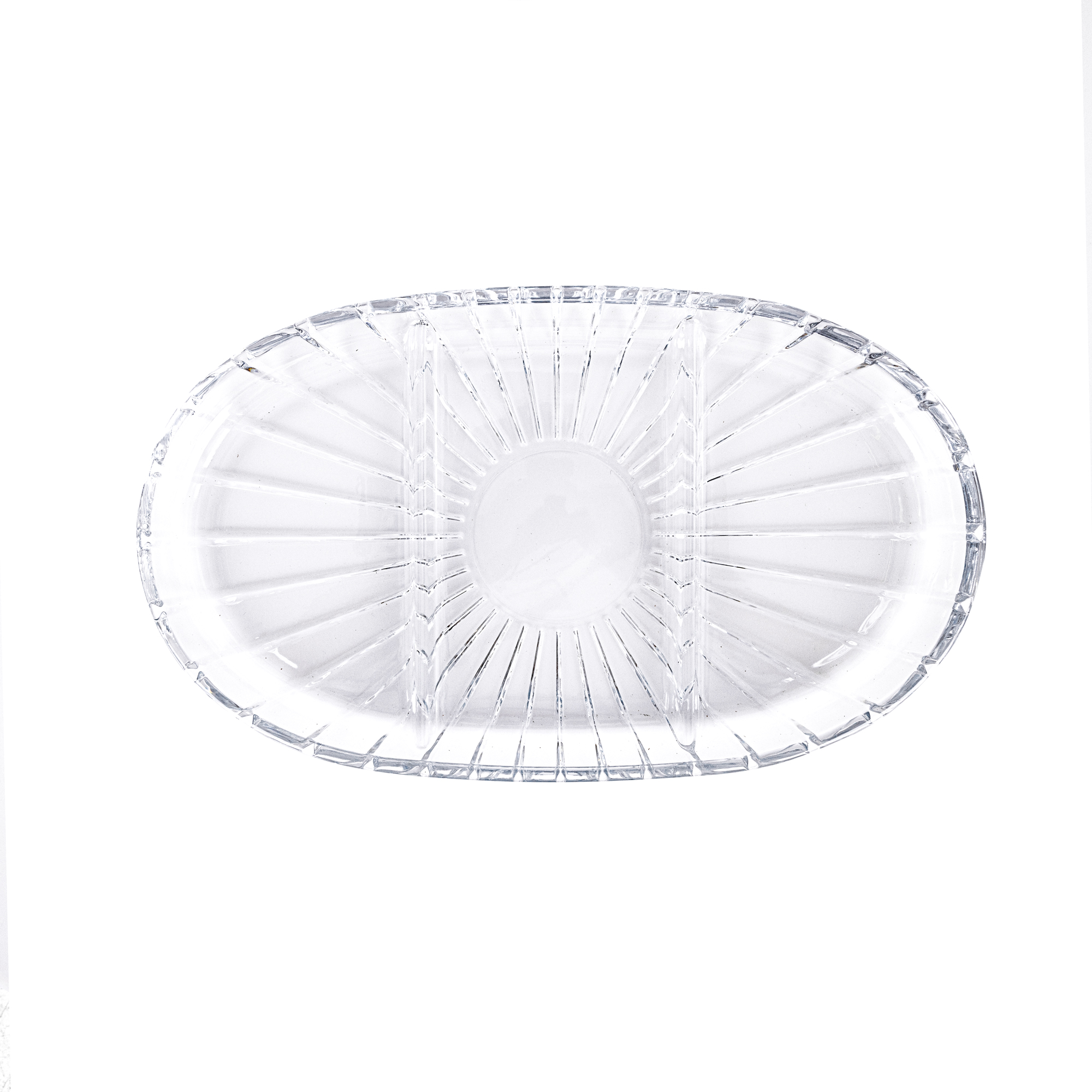 Servierplatte oval geteilt Elegant 27,8 x 16,3 cm PASABAHCE