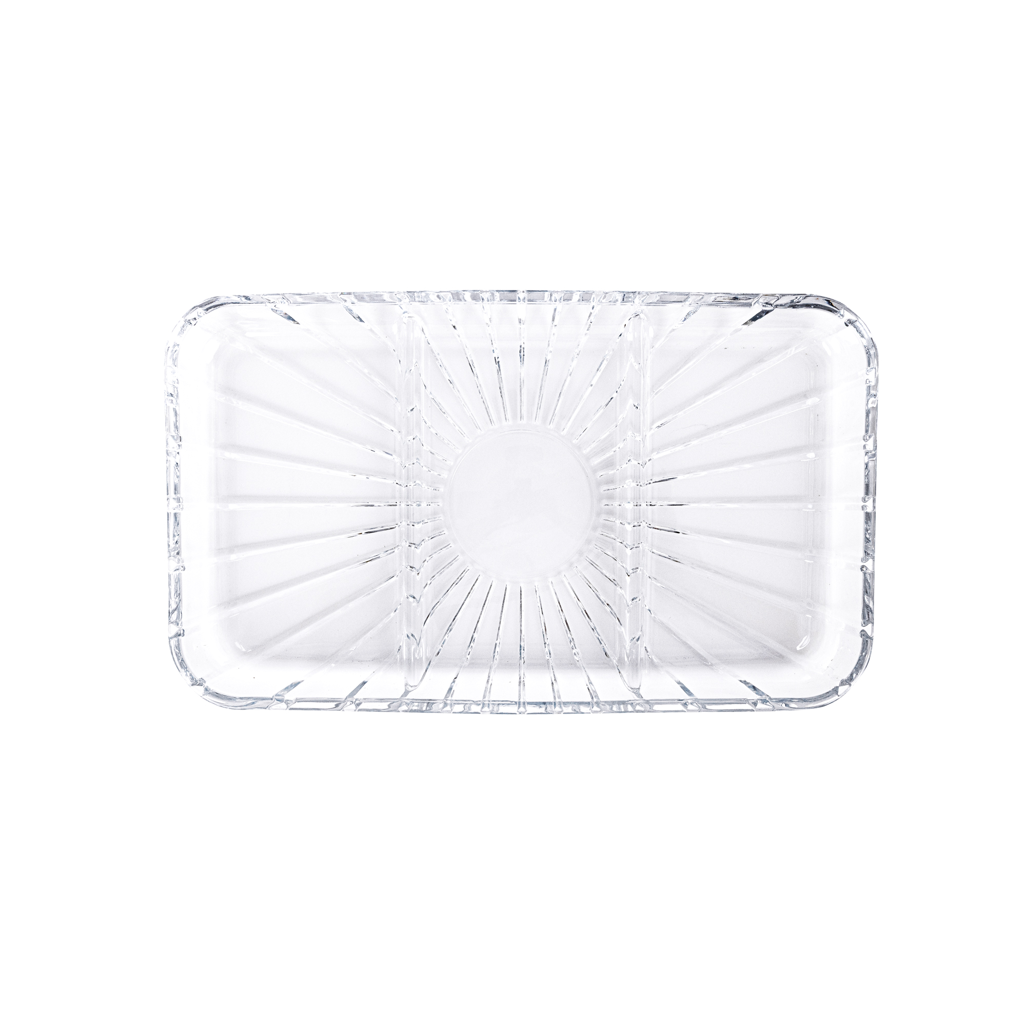 Servierplatte rechteckig geteilt Elegant 27,6 x 16,2 cm PASABAHCE