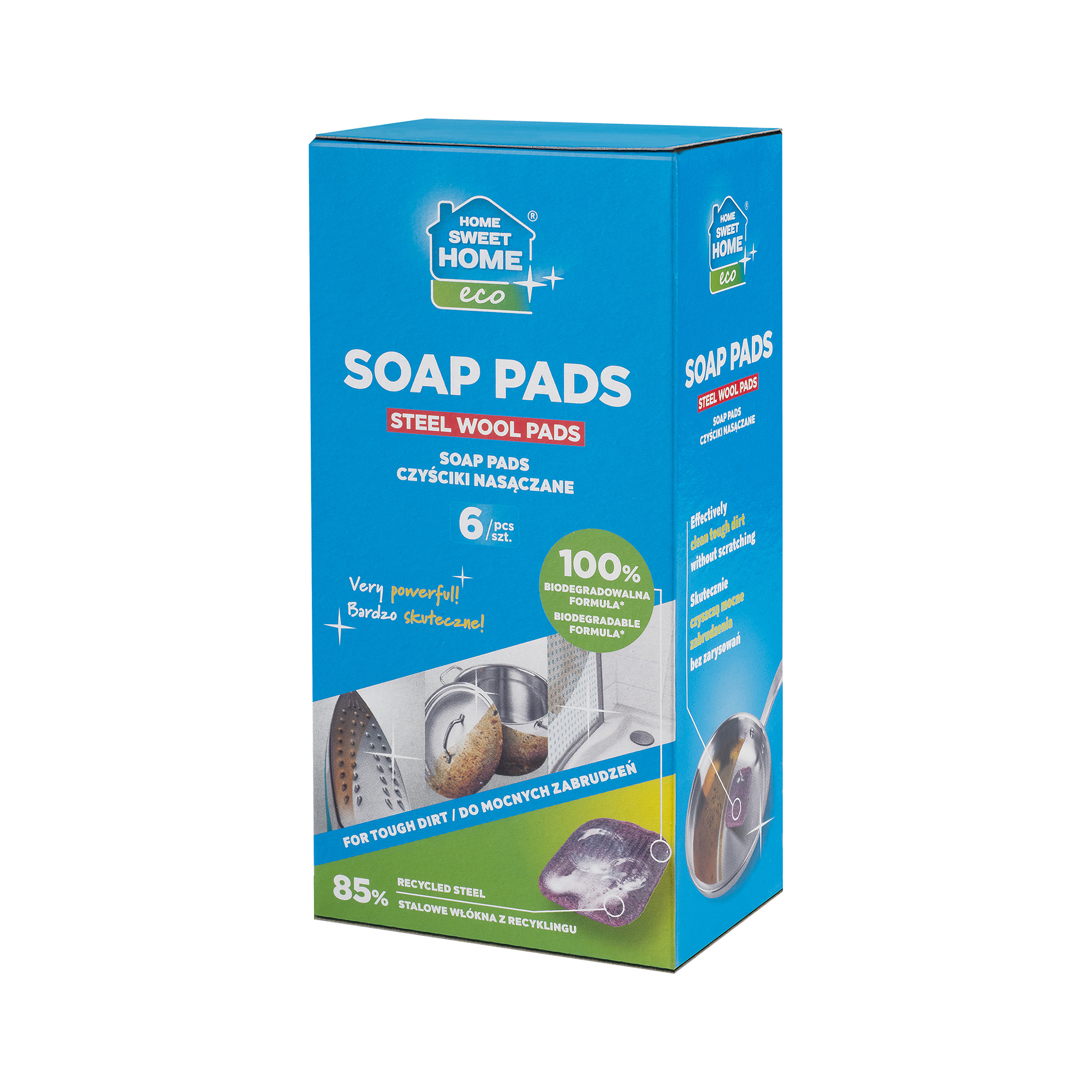 Sada 6 drátěnek Soap Pads HOME SWEET HOME