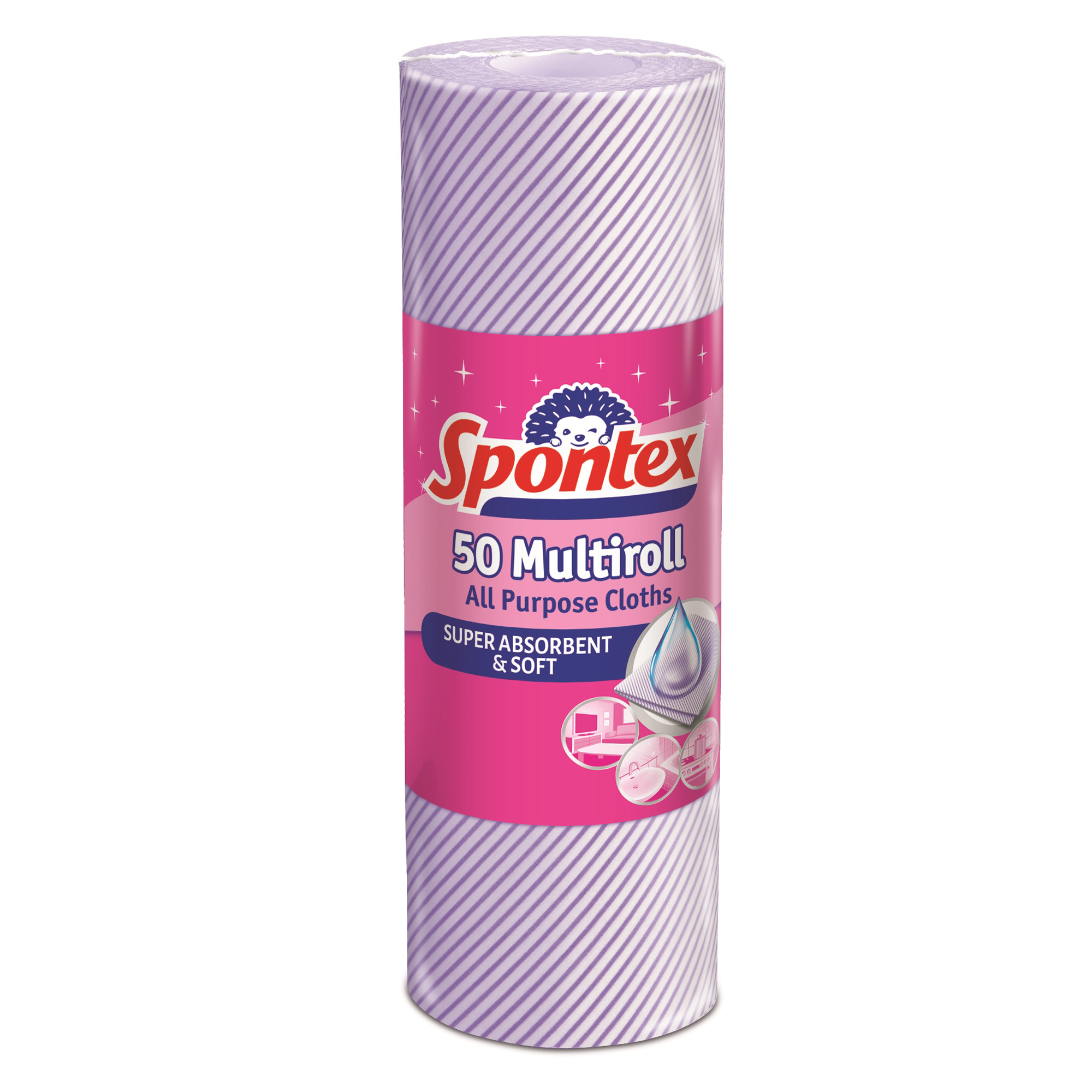 Sada 50 kuchyňských utěrek v rolce Multiroll SPONTEX