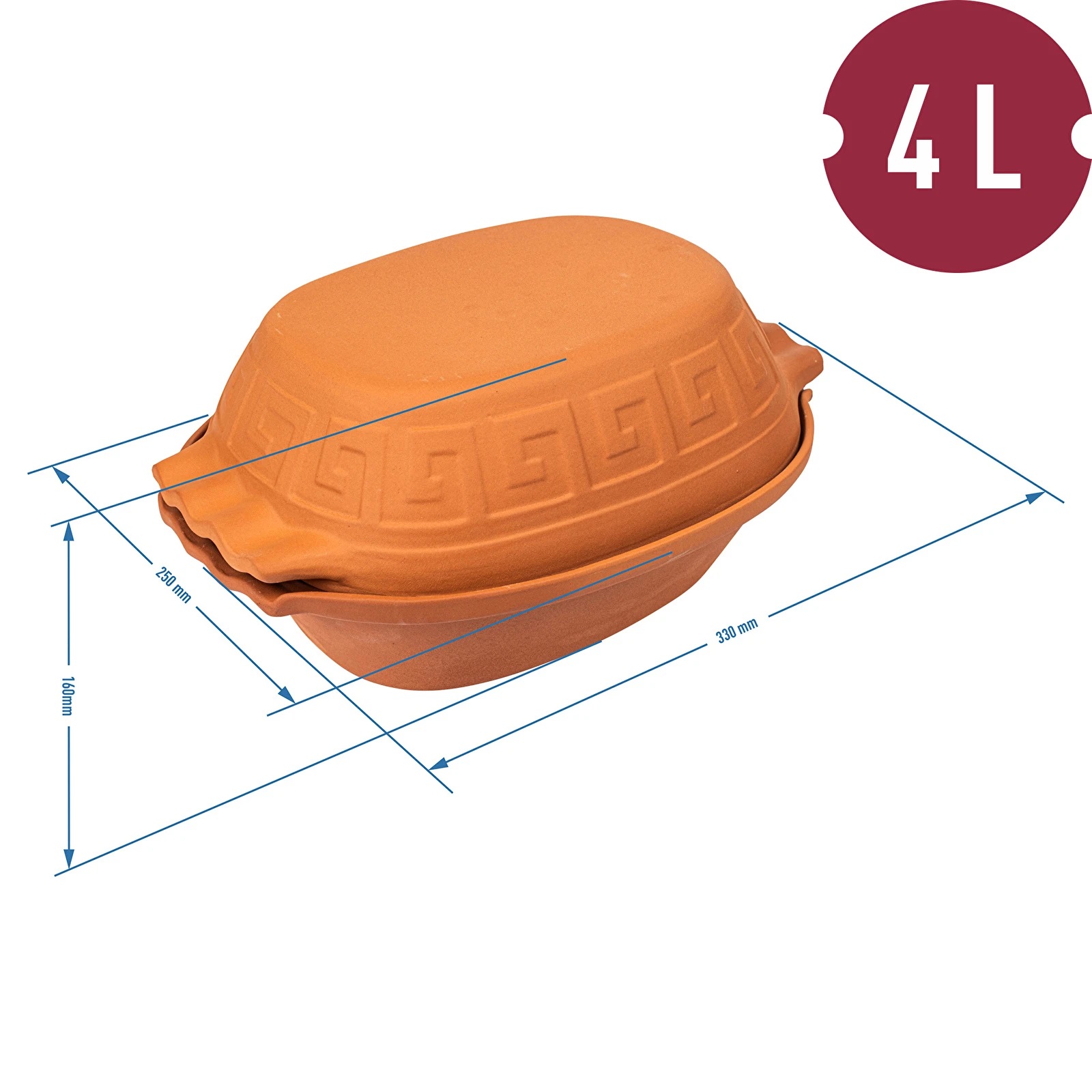 Garnek rzymski 4 l BROWIN