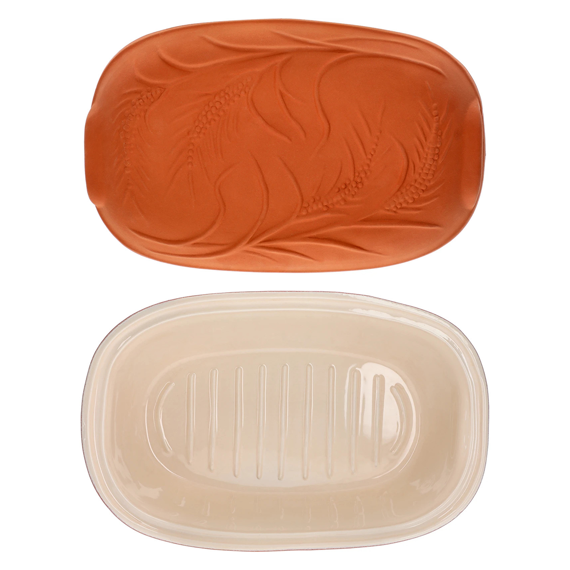 Garnek rzymski 4,5 l szkliwiony owalny BROWIN