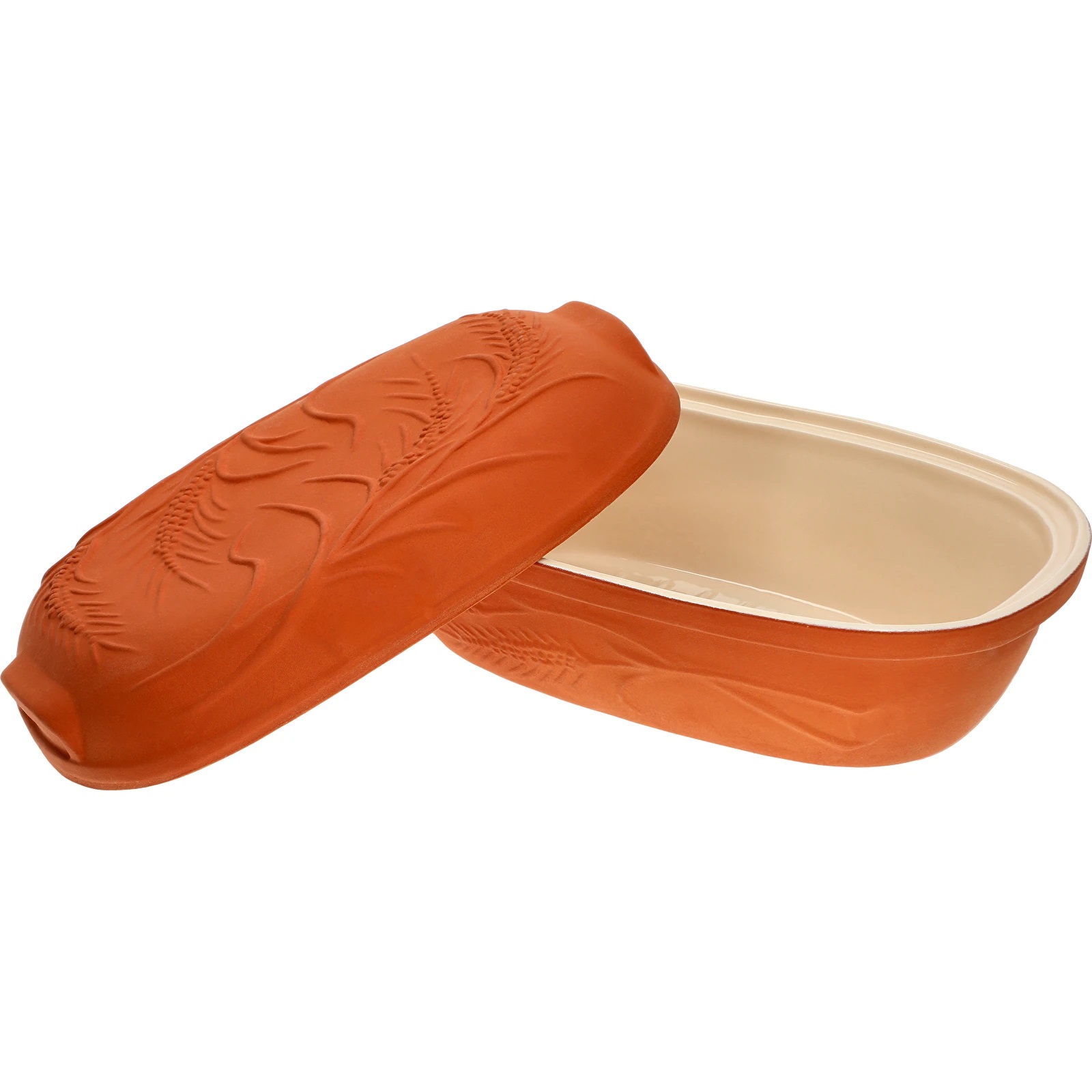 Garnek rzymski 4,5 l szkliwiony owalny BROWIN