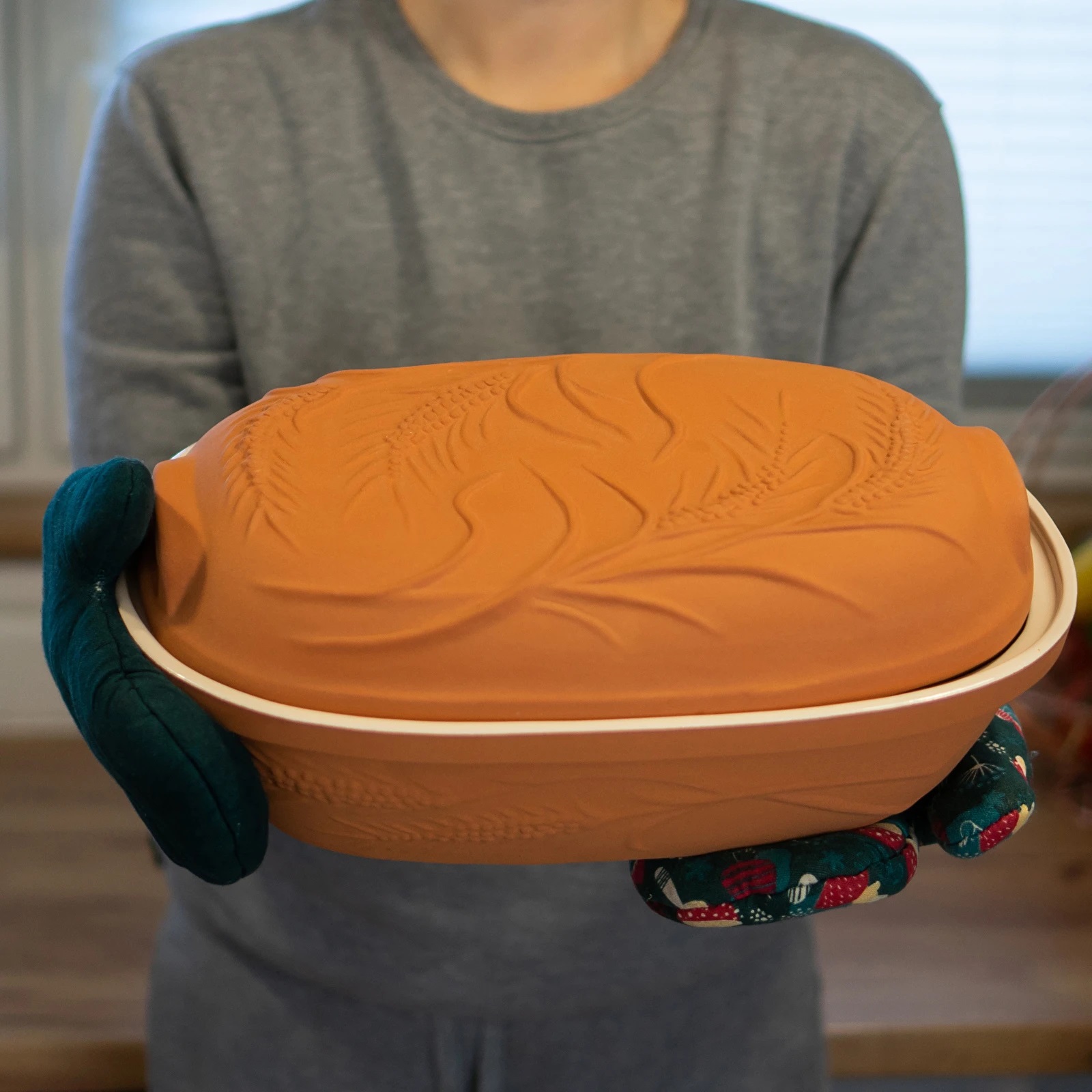 Garnek rzymski 4,5 l szkliwiony owalny BROWIN