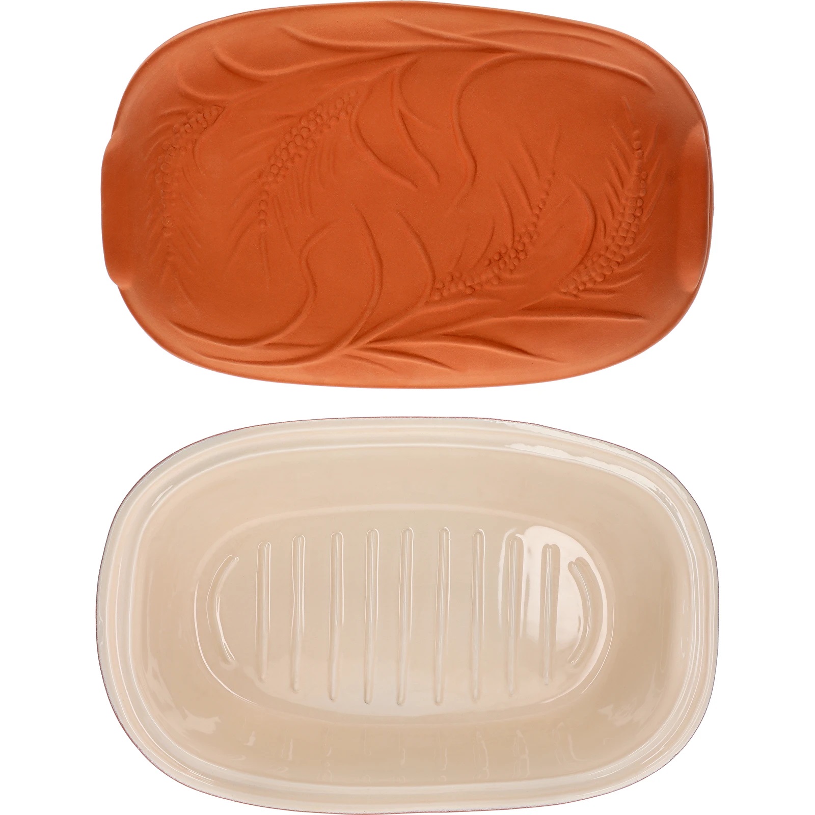 Garnek rzymski 4,5 l szkliwiony owalny BROWIN