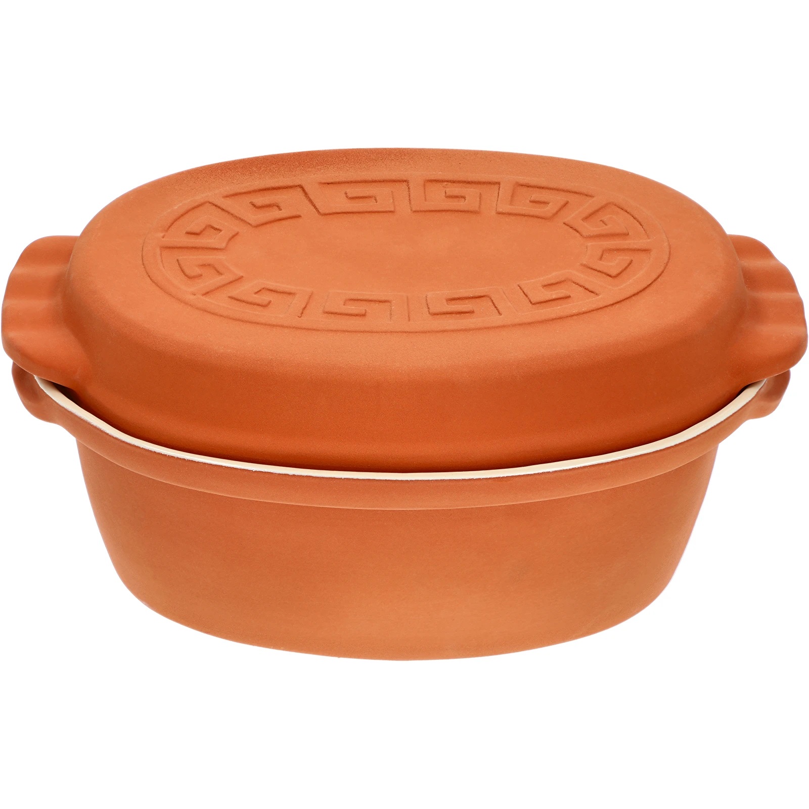 Garnek rzymski 4,5 l szkliwiony BROWIN