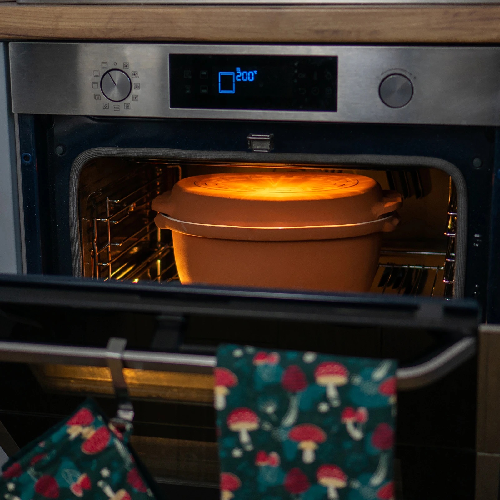 Garnek rzymski 4,5 l szkliwiony BROWIN