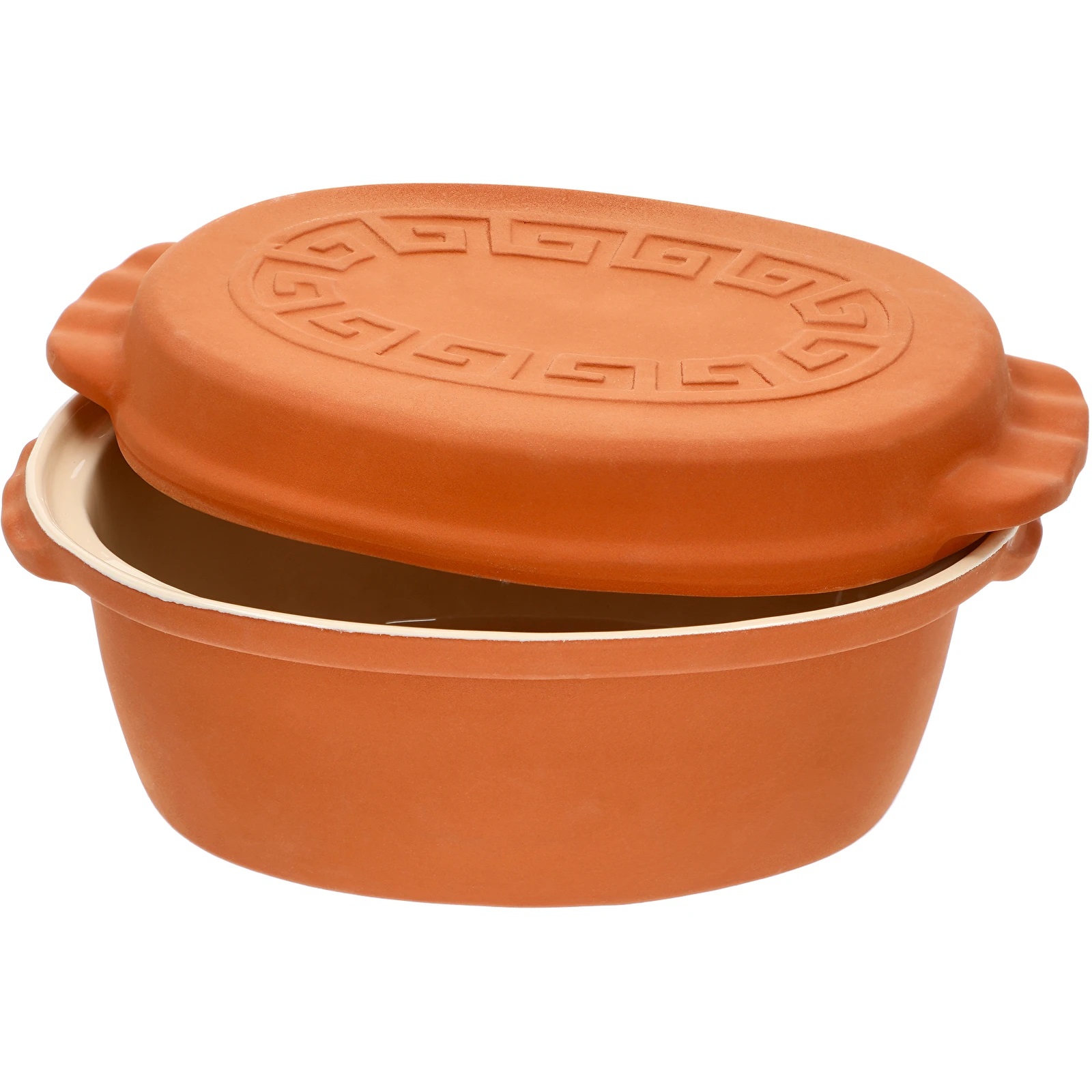 Garnek rzymski 4,5 l szkliwiony BROWIN