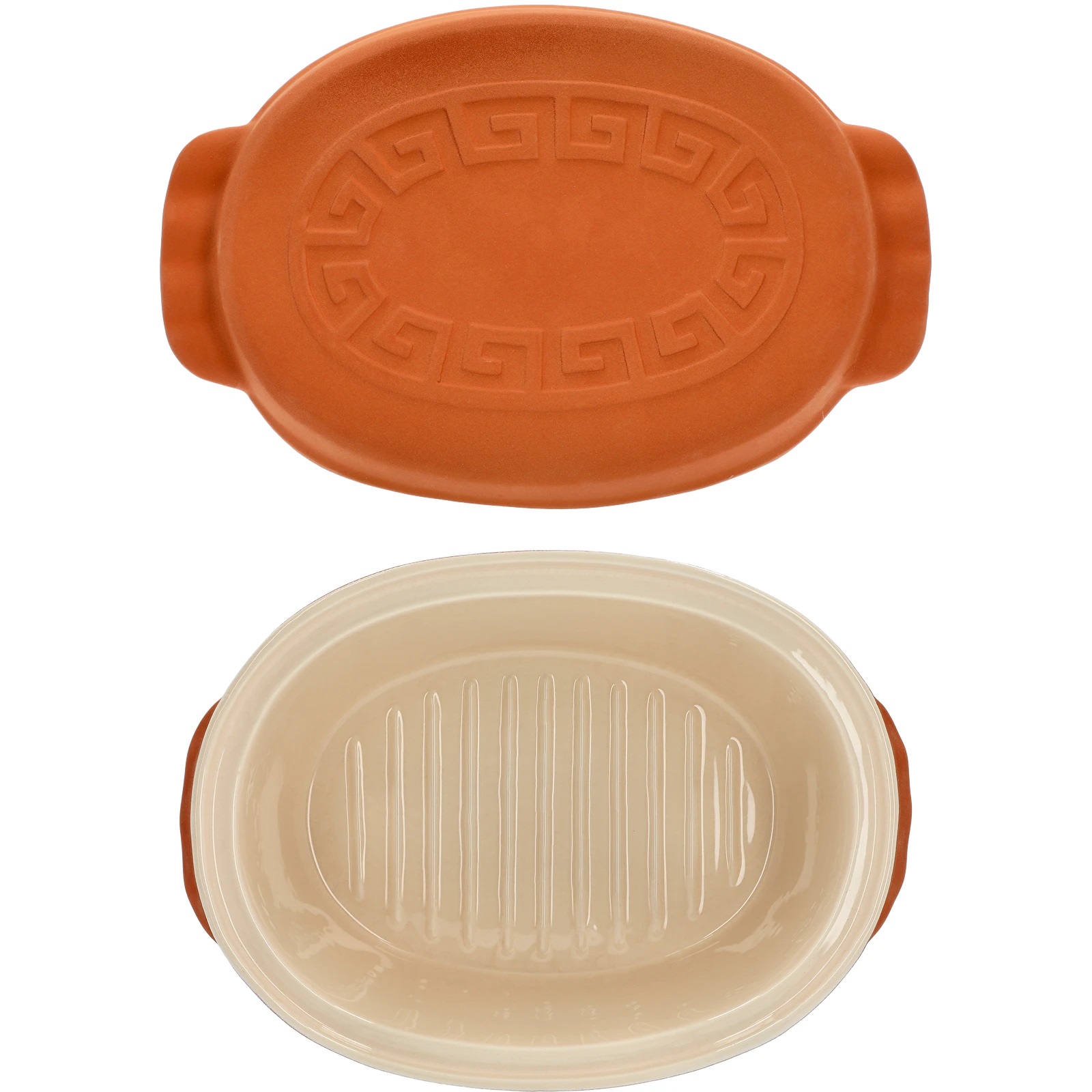 Garnek rzymski 4,5 l szkliwiony BROWIN