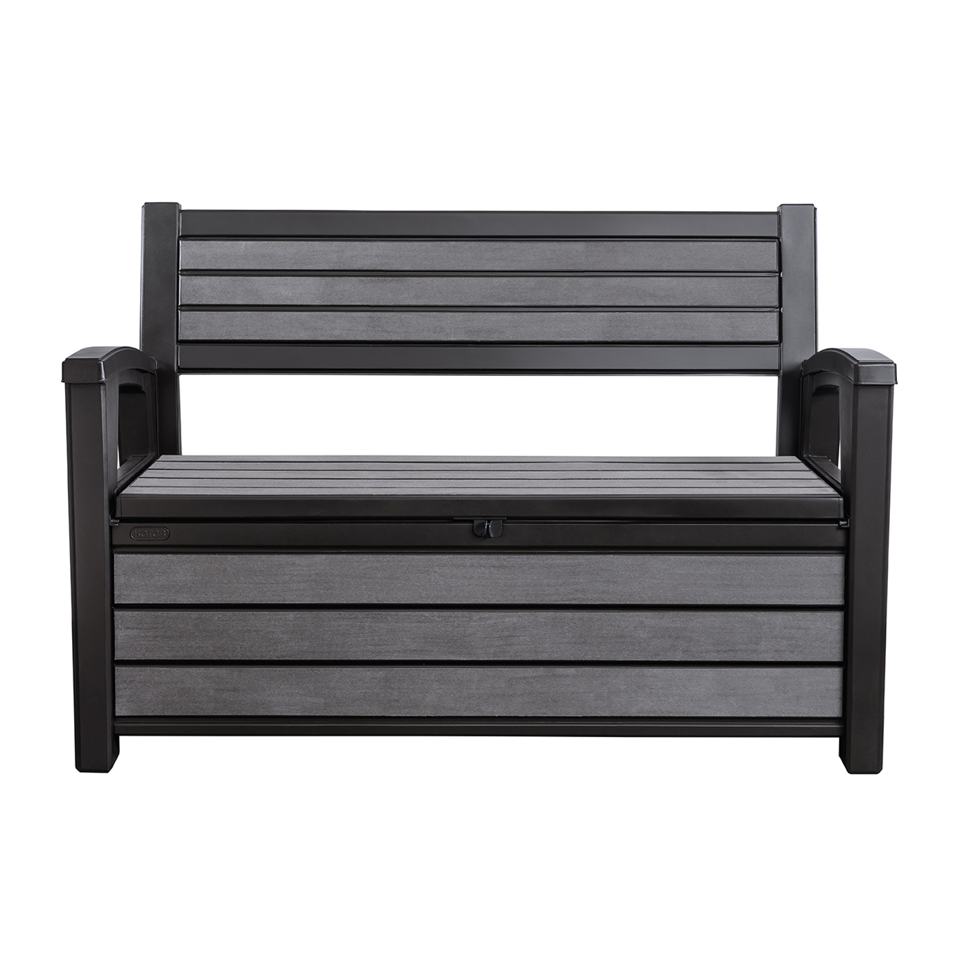 Gartenbank mit Truhe Hudson 227 l antrazit KETER