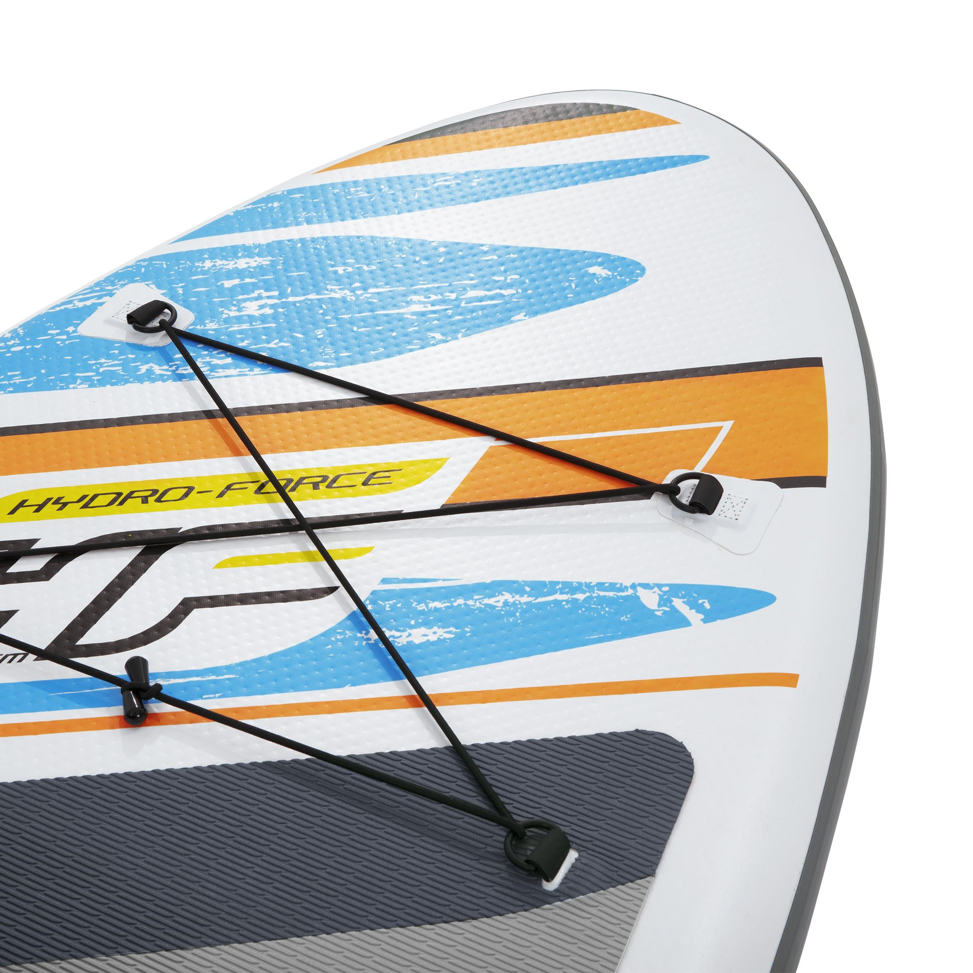 Hydro-Force™ SUP Allround Board-Set White Cap mit Sitz BESTWAY