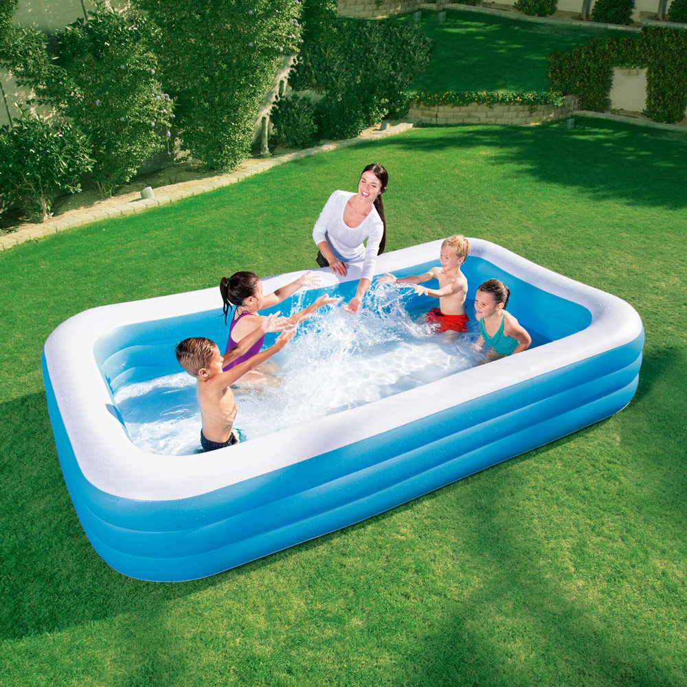 Nafukovací bazén DeLuxe Blue 305 x 183 x 56 cm BESTWAY