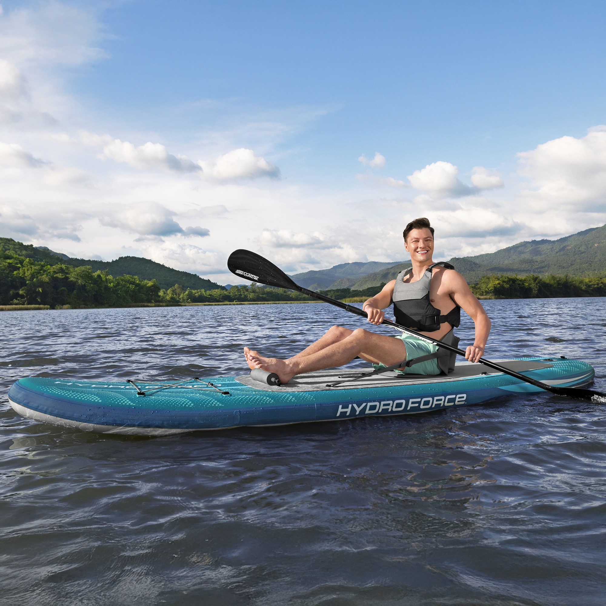 Hydro Force® SUP Allround Board-Set Aqua Drifter™ mit Sitz BESTWAY