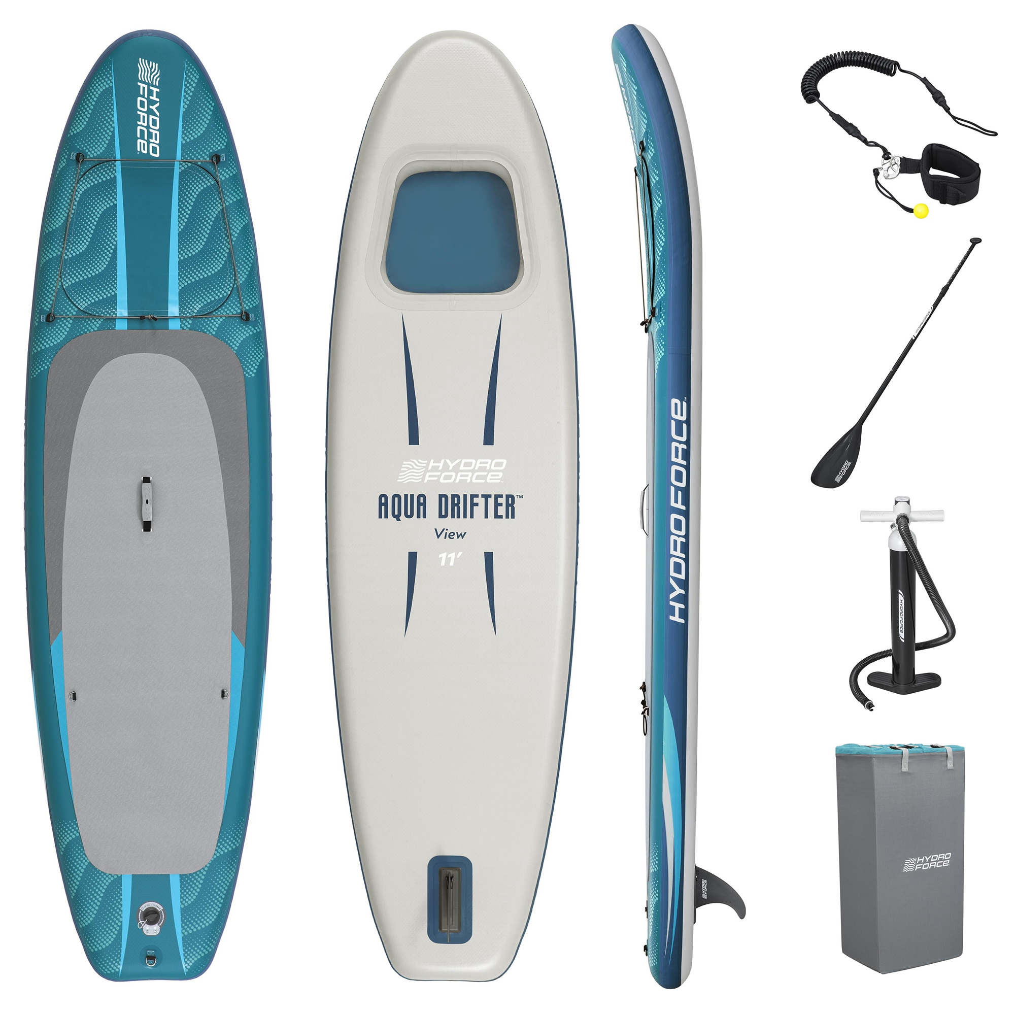 Hydro Force® SUP Freizeit Board-Set Aqua Drifter™ View BESTWAY