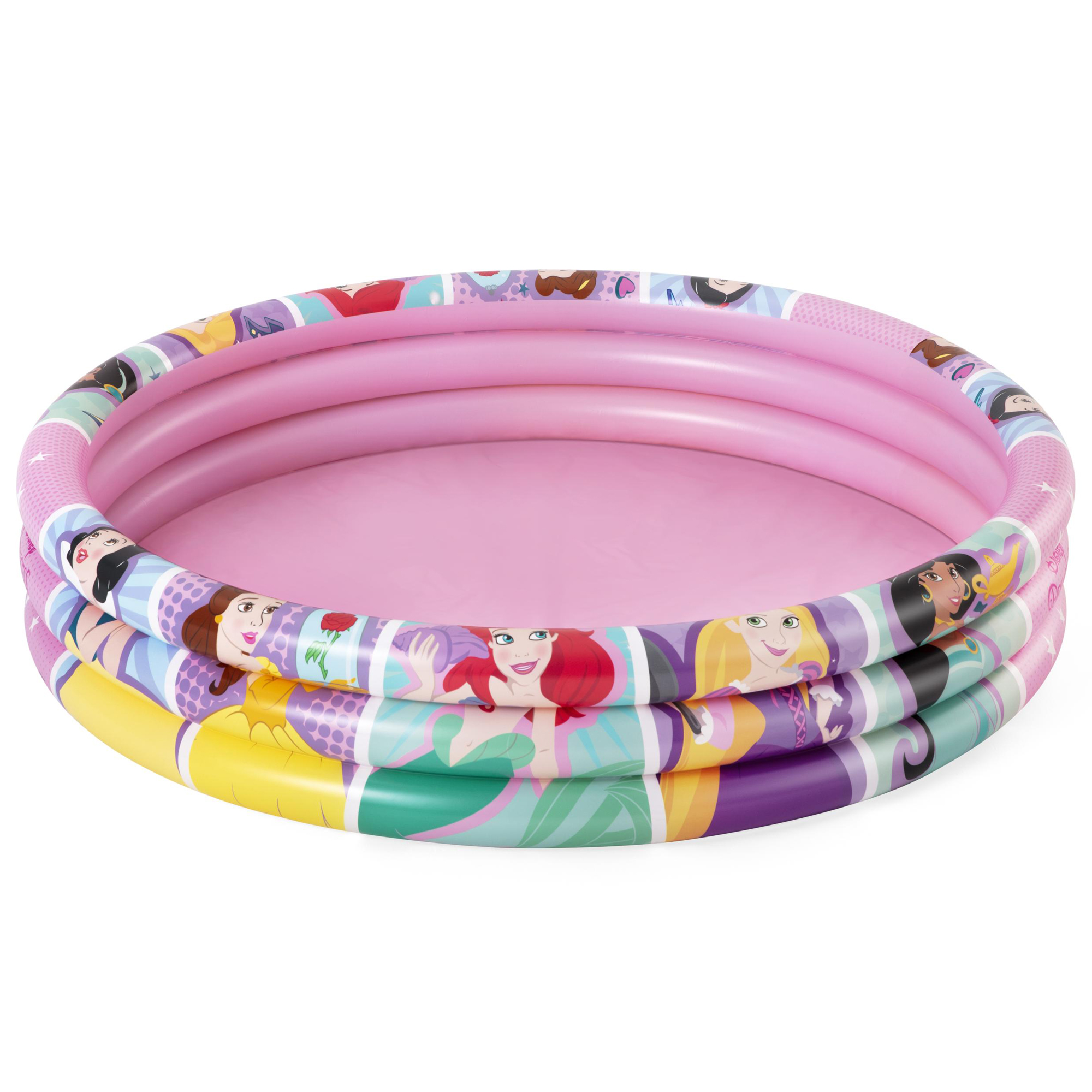 Uppblåsbar barnpool Prinsessor 122 x 25 cm 140 l BESTWAY