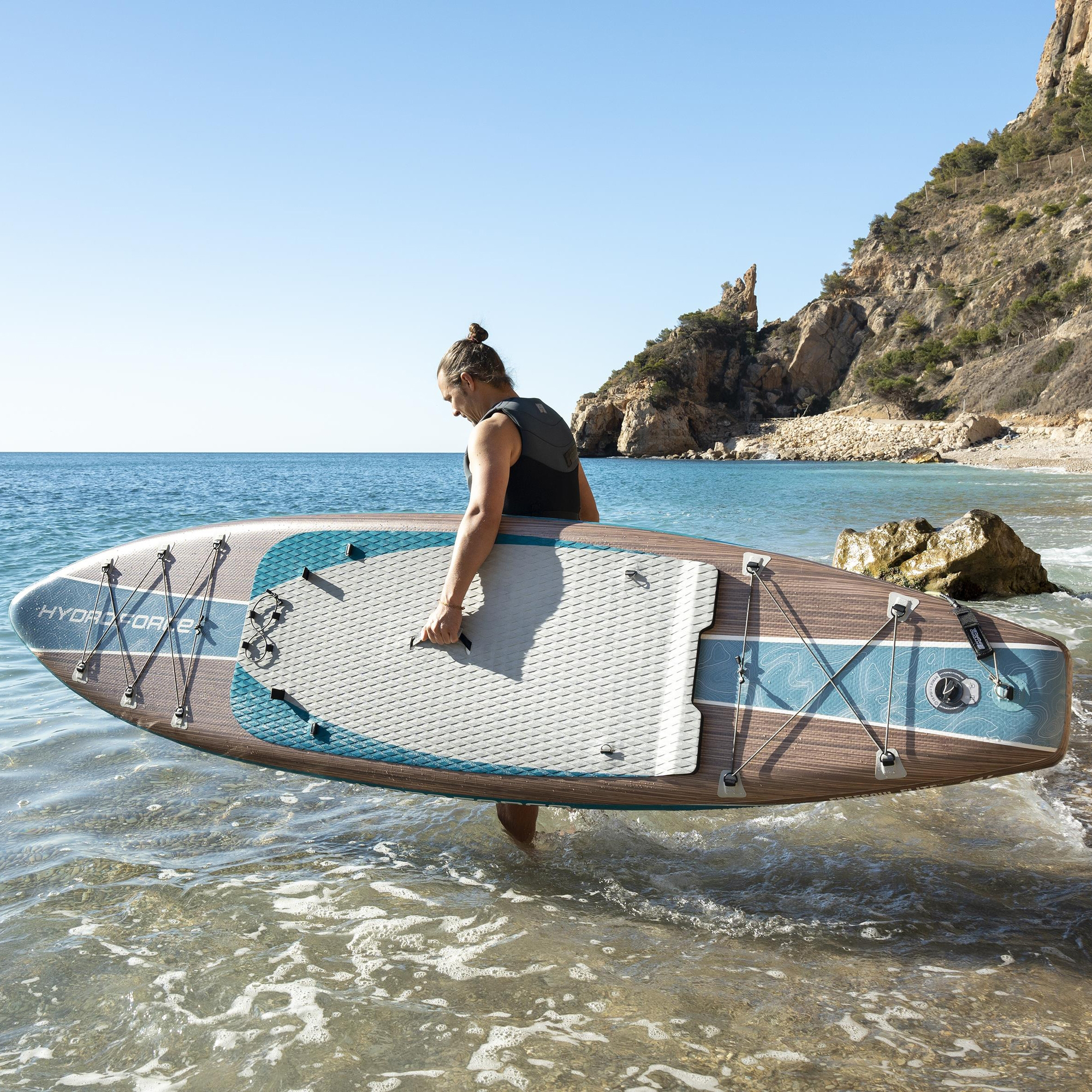 Hydro Force® SUP Allround Board-Set Freesoul Elite™ mit Sitz BESTWAY