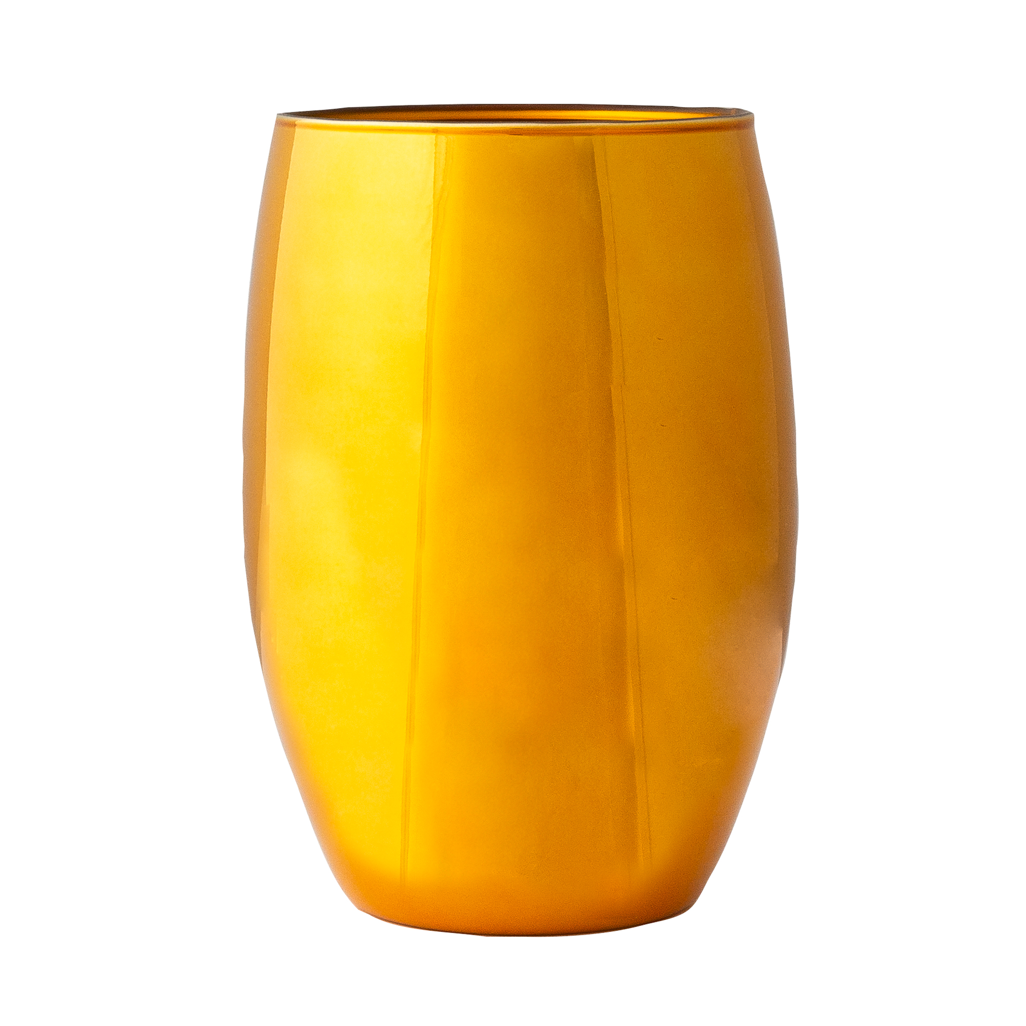 Dekorativní skleněná váza Gold Deco 20 cm AMBITION