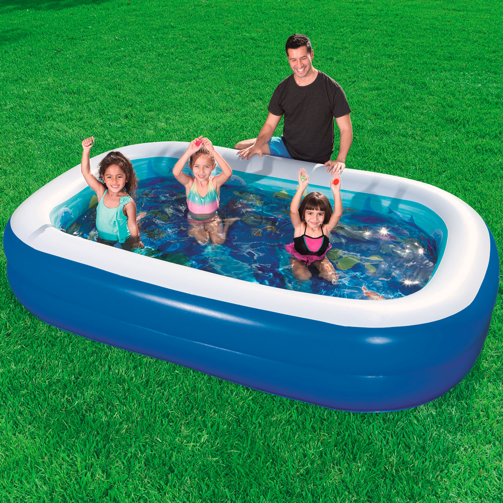 Aufblasbares Gartenpool 3D Play Adventure Pool  262 x 175 x 51 cm BESTWAY