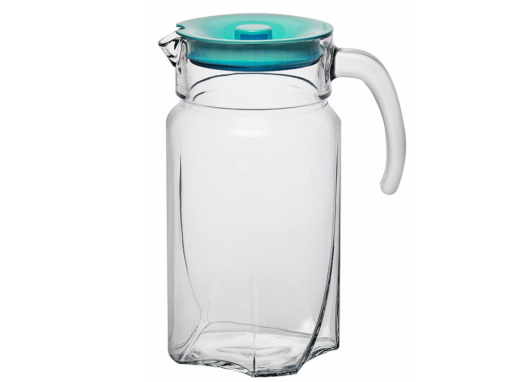 Sklenený džbánok s vekom Luna Blue 1,7 l PASABAHCE