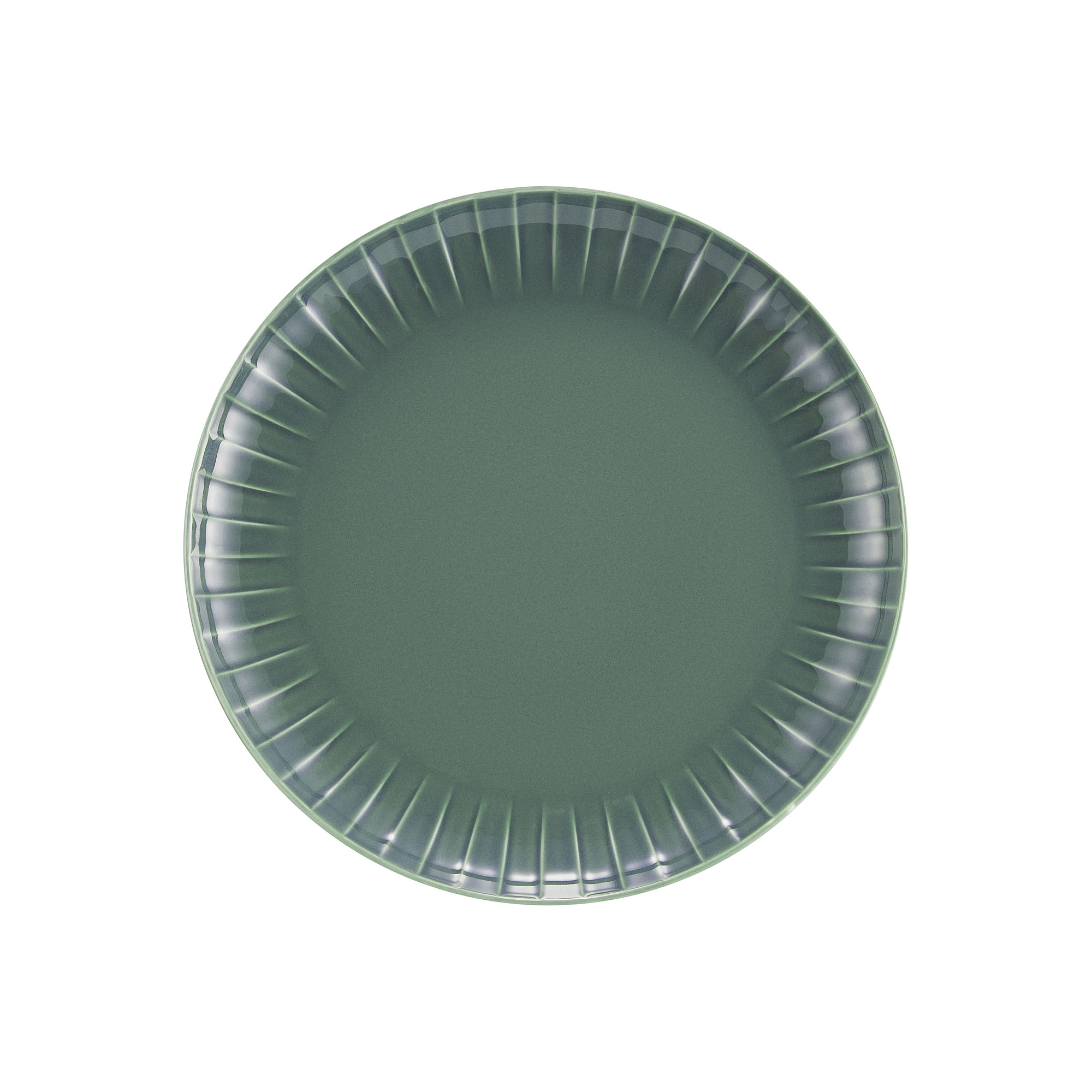 Conjunto de vajilla para 6 personas Ligne verde 18-piezas AMBITION