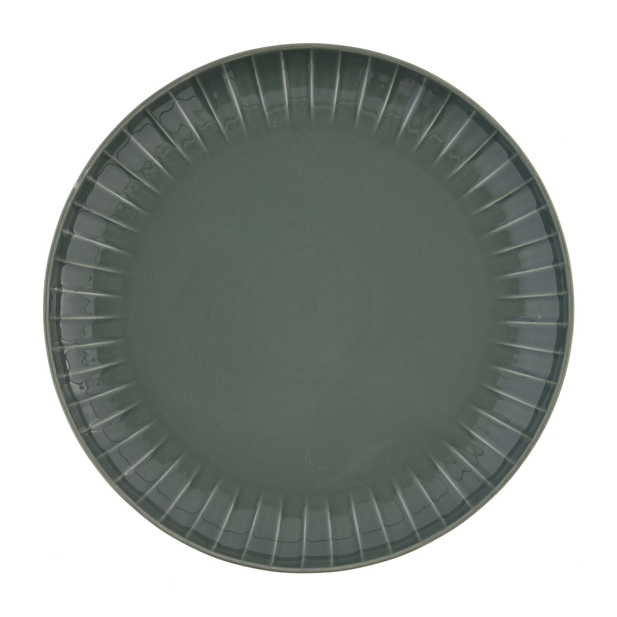 Juego de vajilla para 6 personas Ligne verde 48 piezas AMBITION