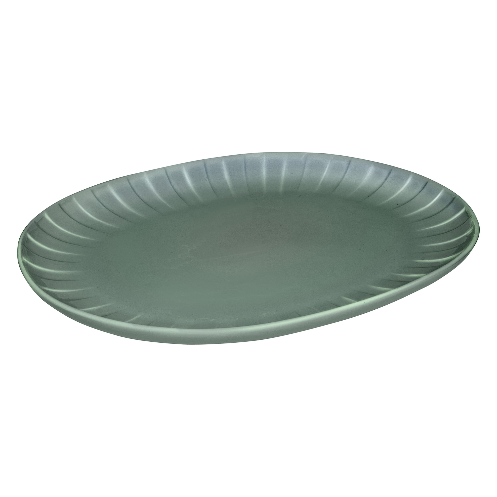 Juego de vajilla para 6 personas Ligne verde 48 piezas AMBITION