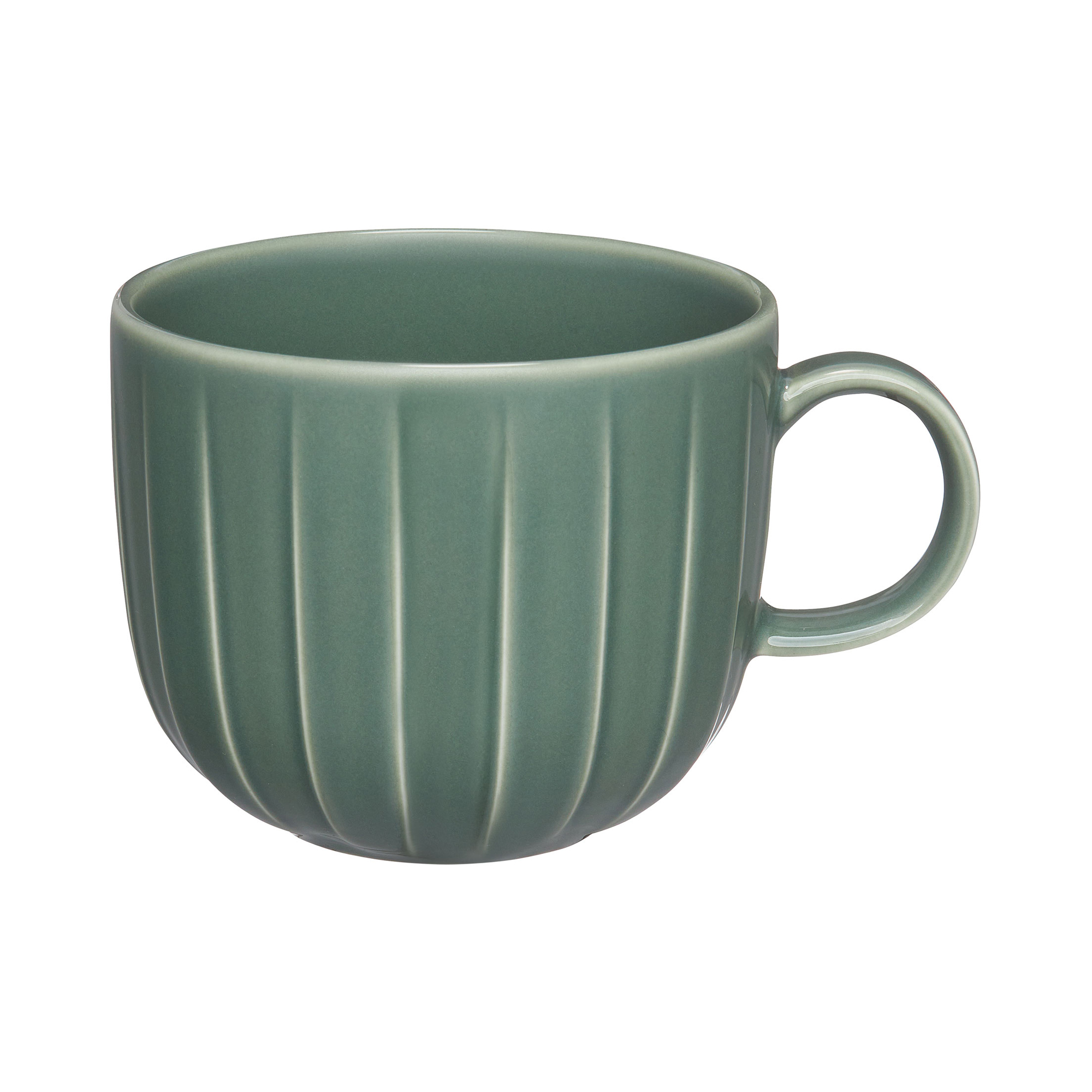 Juego de vajilla para 6 personas Ligne verde 48 piezas AMBITION