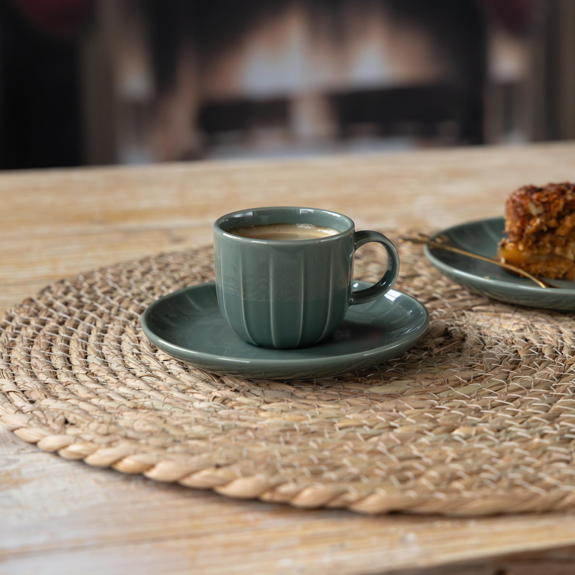 Piattino Ligne verde 12,5 cm AMBITION