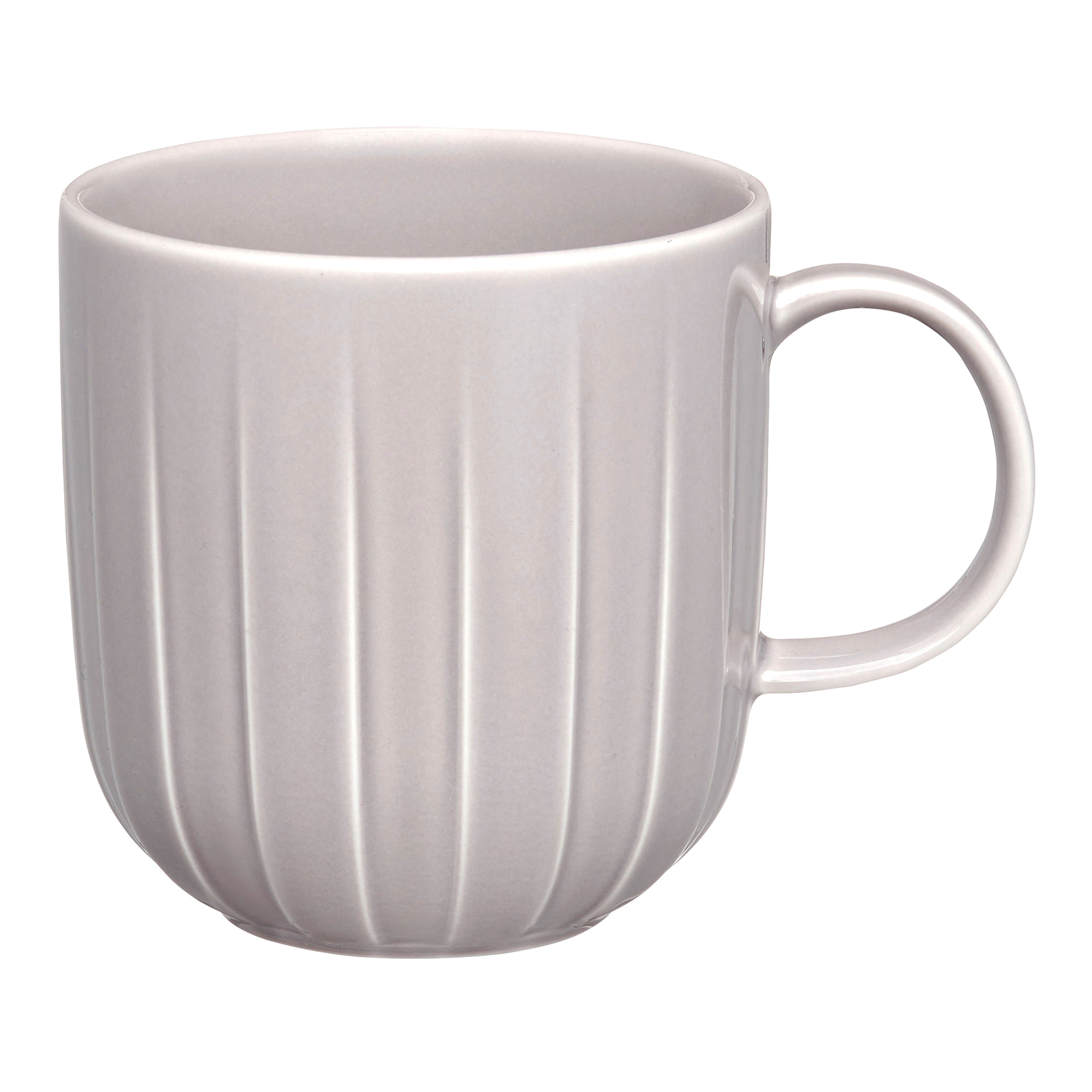 Juego de vajilla para 6 personas Ligne gris 48 piezas AMBITION