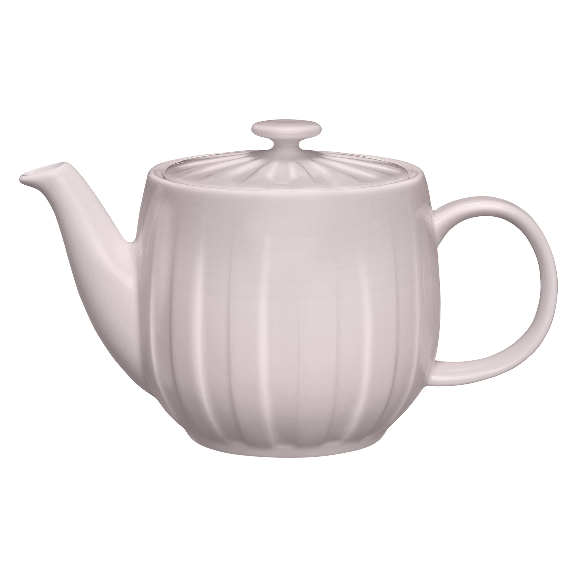 Šedý porcelánový džbánek na čaj Ligne 1 l AMBITION